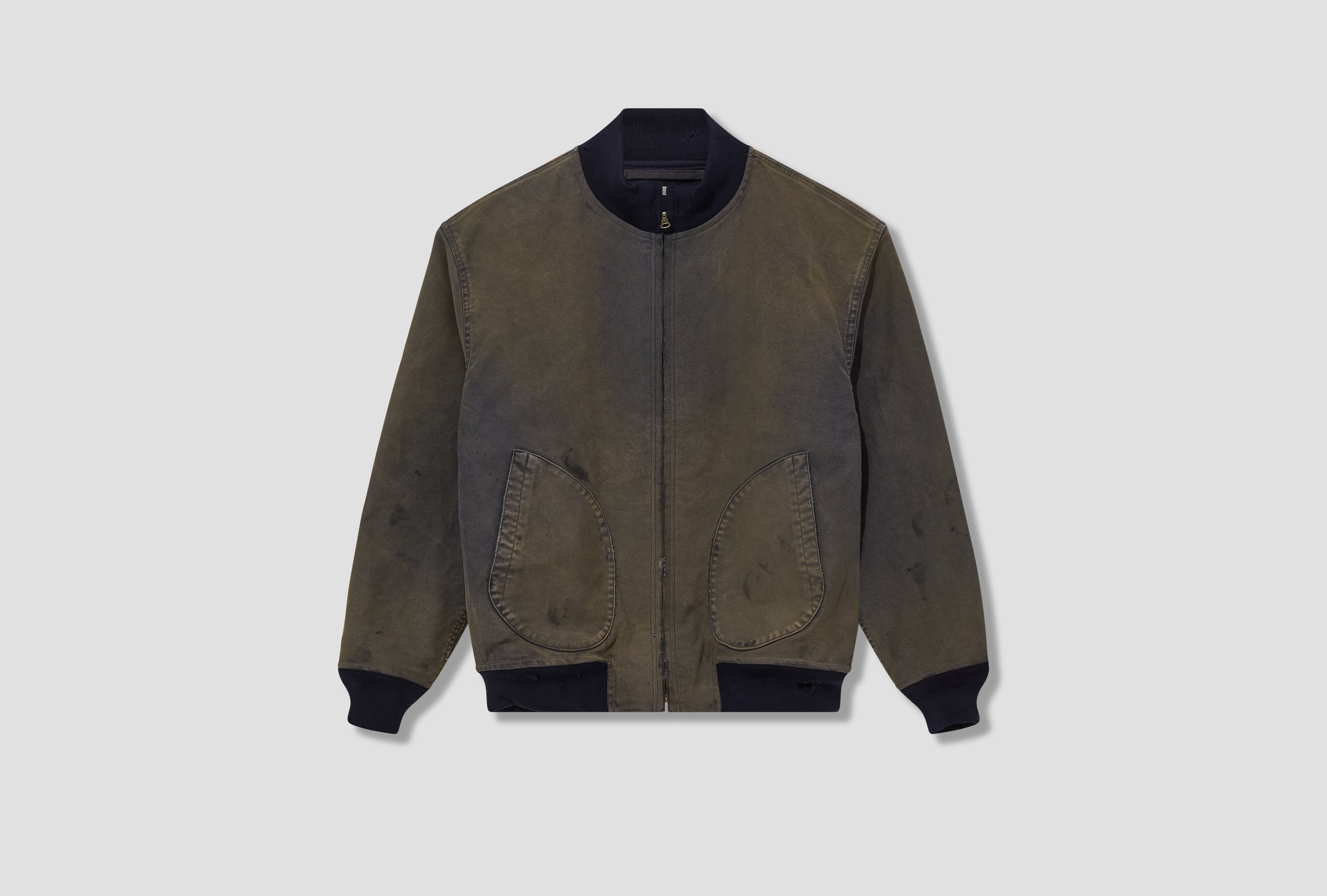 A.PRESSE VINTAGE WW2 US NAVY BLUE DECK JACKET 25SAP-01-18H