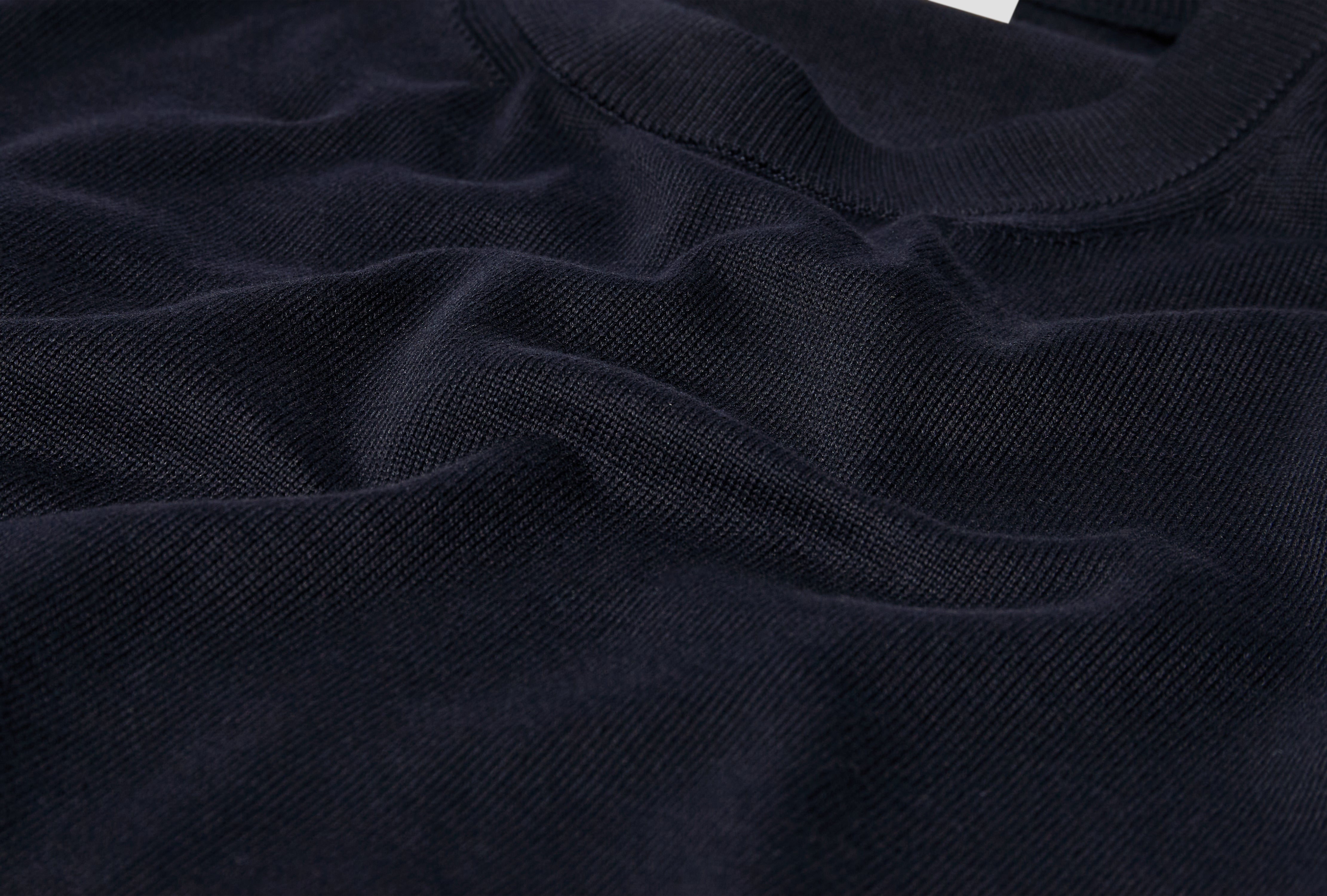 COTTON KNIT L/S T-SHIRT 25SAP-03-01K Navy