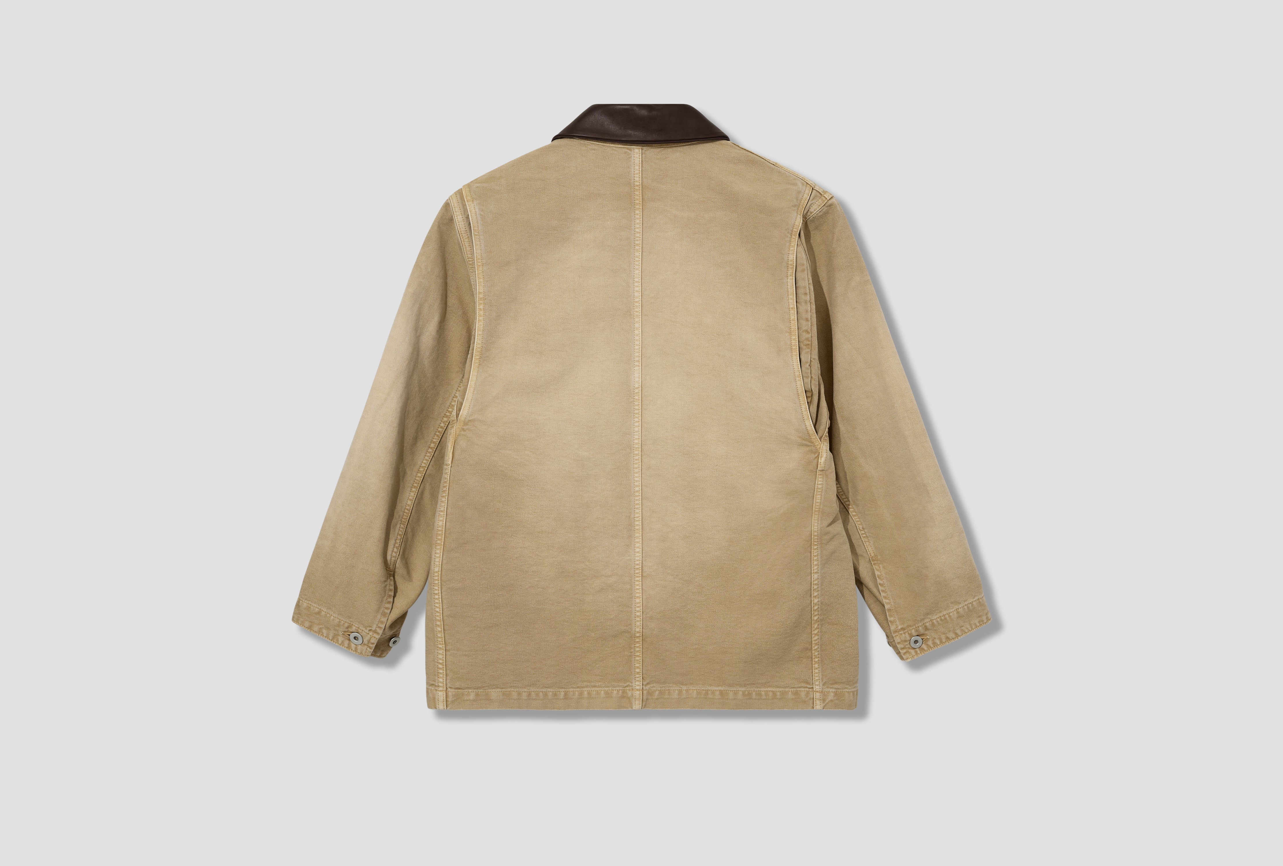 ORGANIC COTTON DUCK BLOUSON A25SB01CD Beige