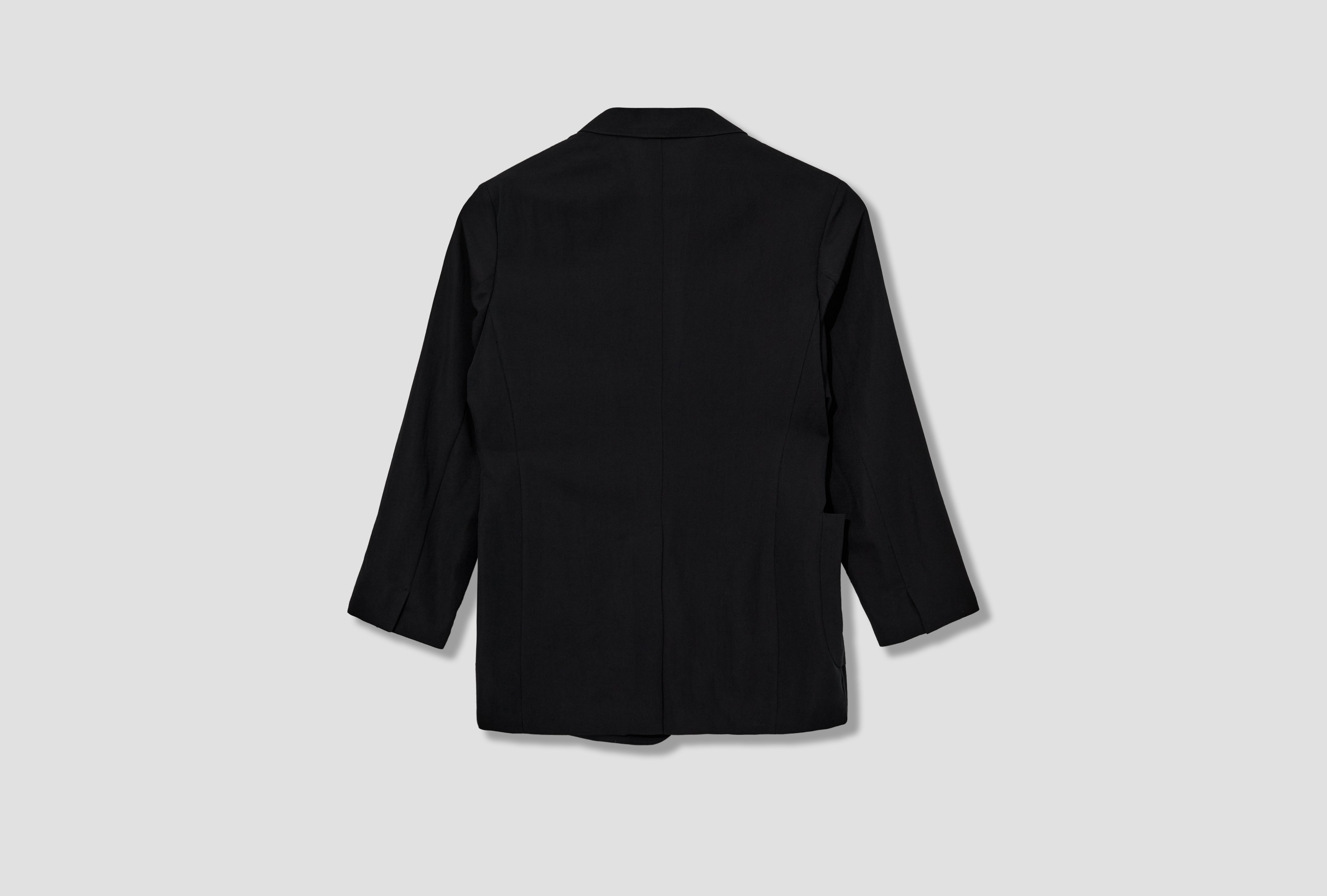 LIGHT COTTON WOOL VIYELLA JACKET A25SJ01KV Black