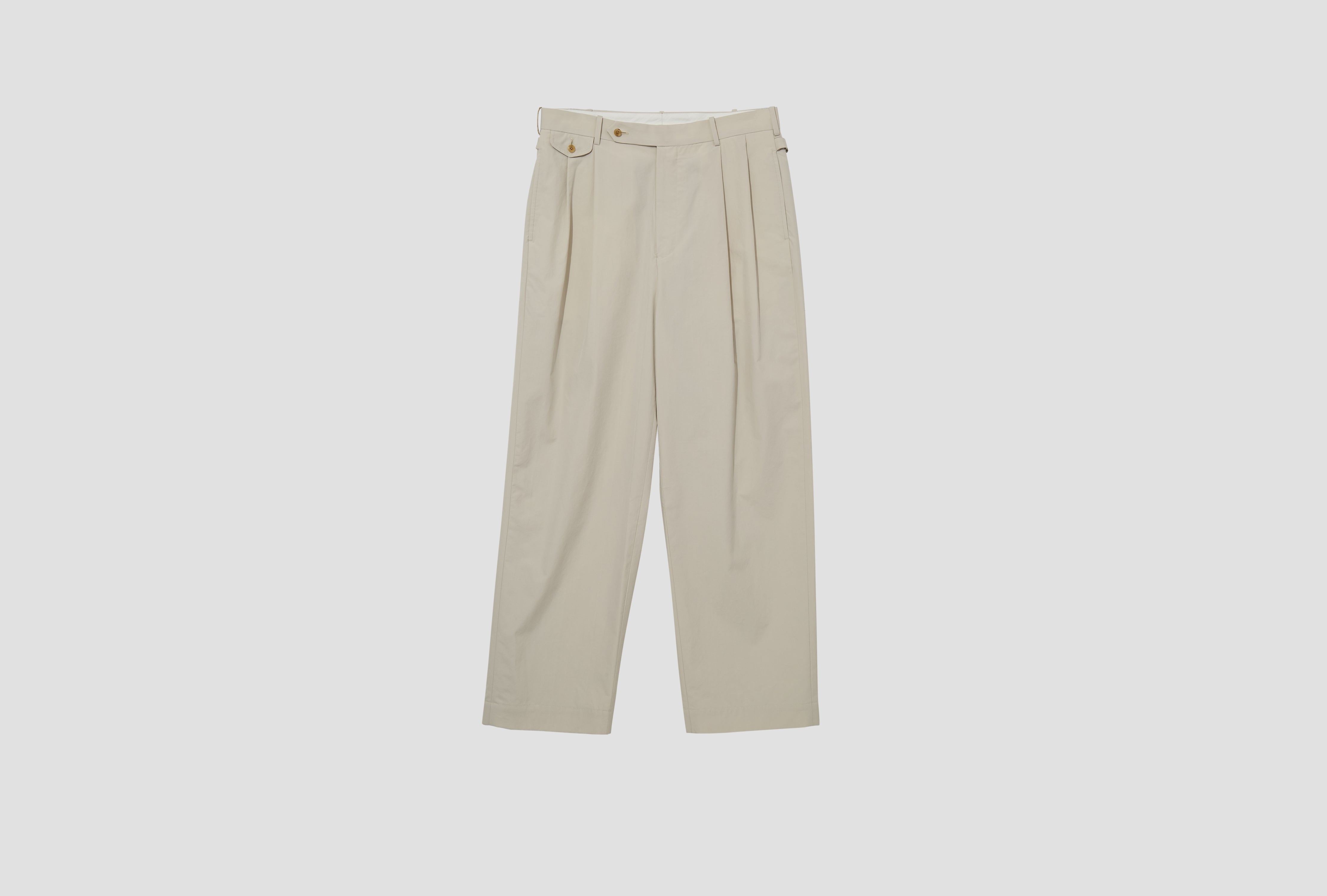 HIGH DENSITY WEATHER CLOTH TROUSERS 25SAP-04-15H Beige