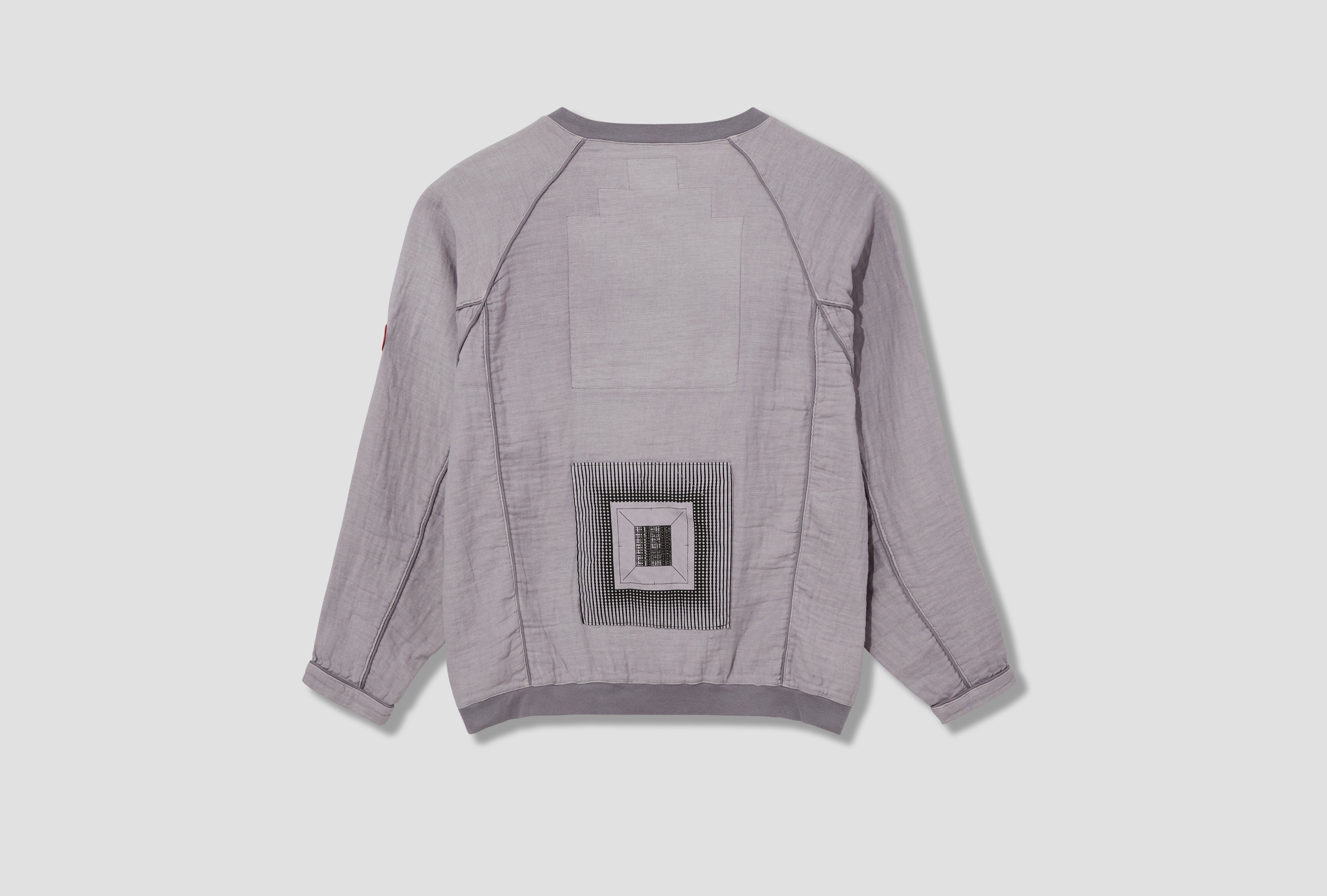 OVERDYE RAGLAN GAUZE LONG SLEEVE CES27CS22 Grey