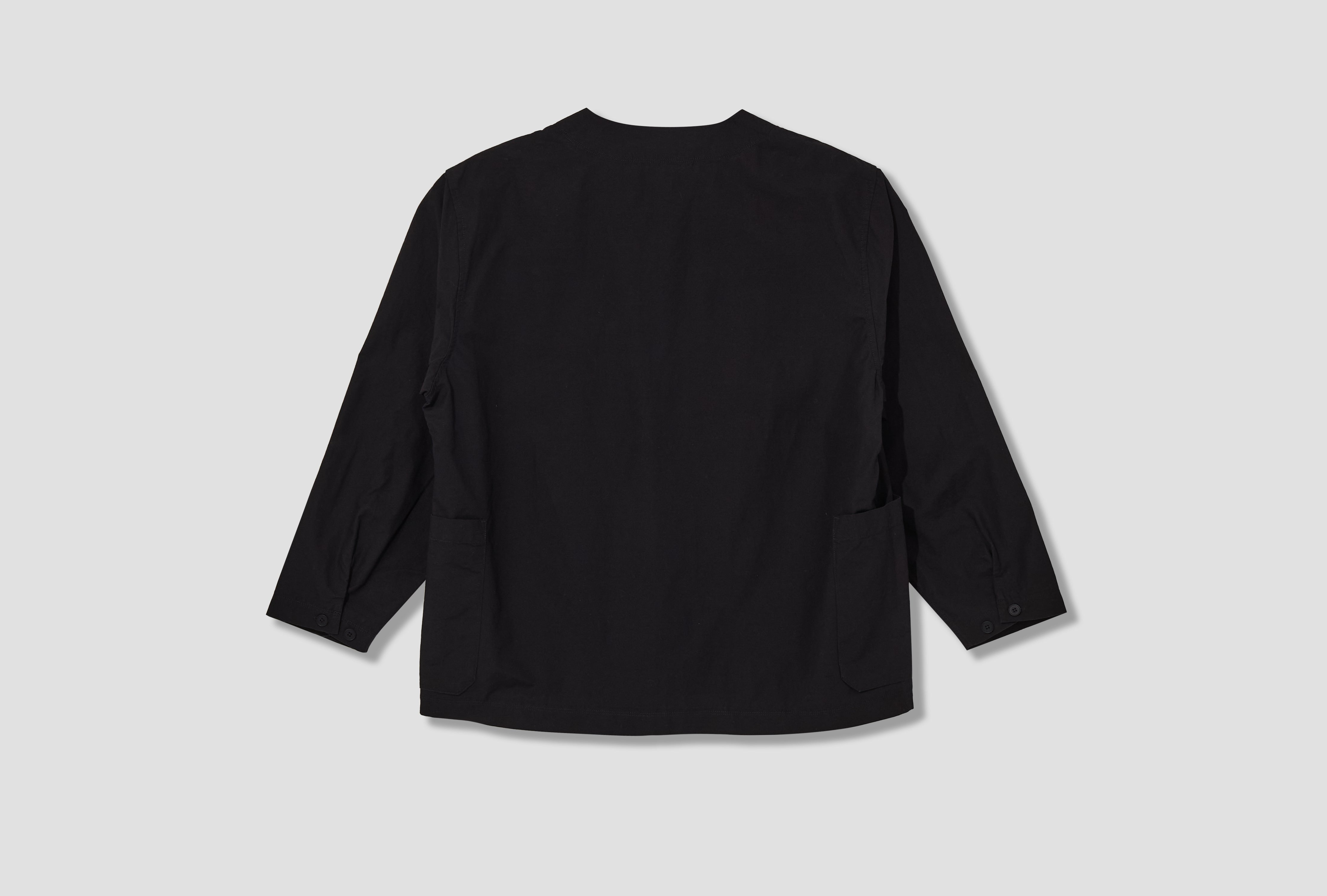 COLLARLESS JACKET - CF WEATHER WASHER #DT-A0658 CFD Navy