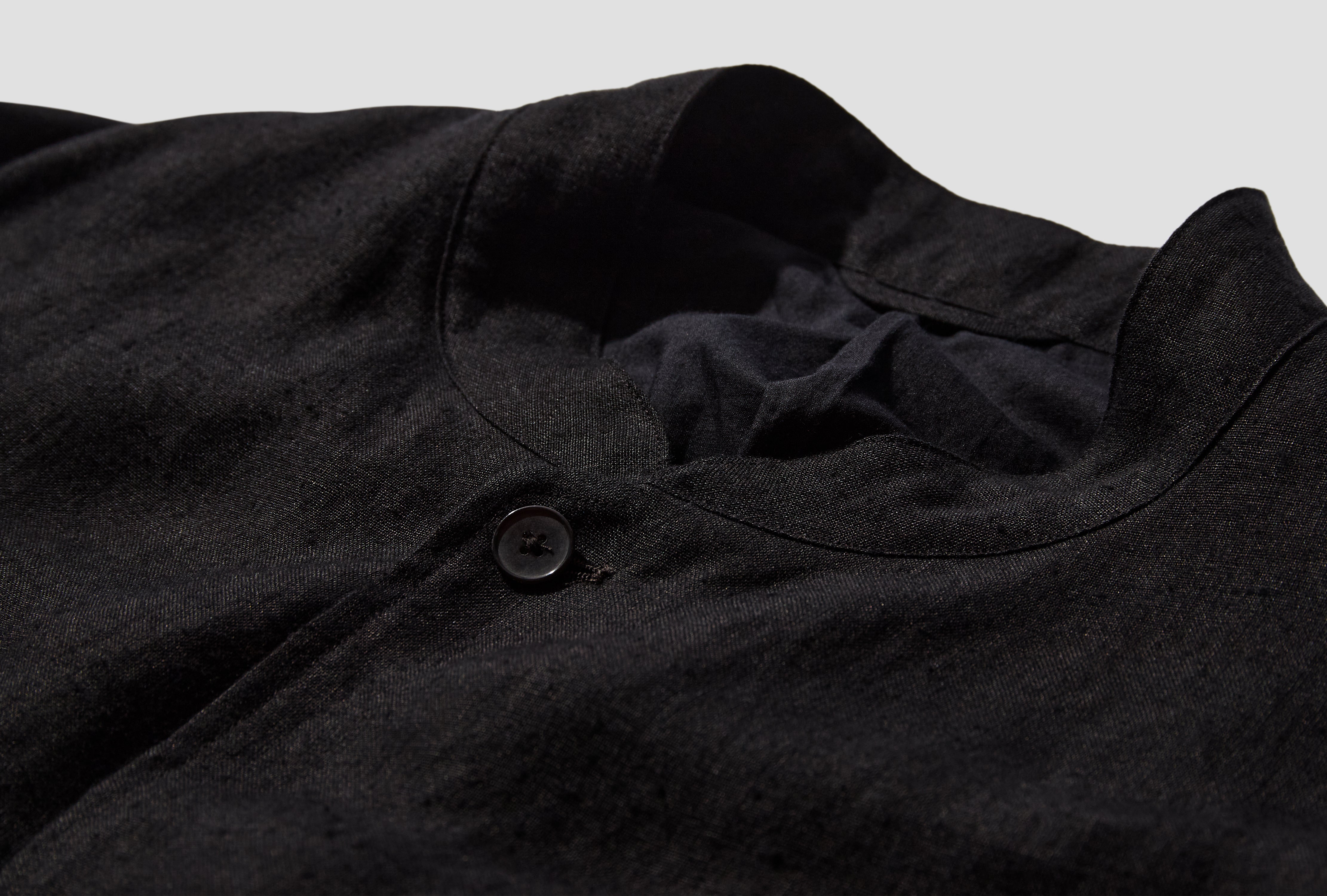 CANAPA STAND-COLLAR JACKET B01-01009 Black