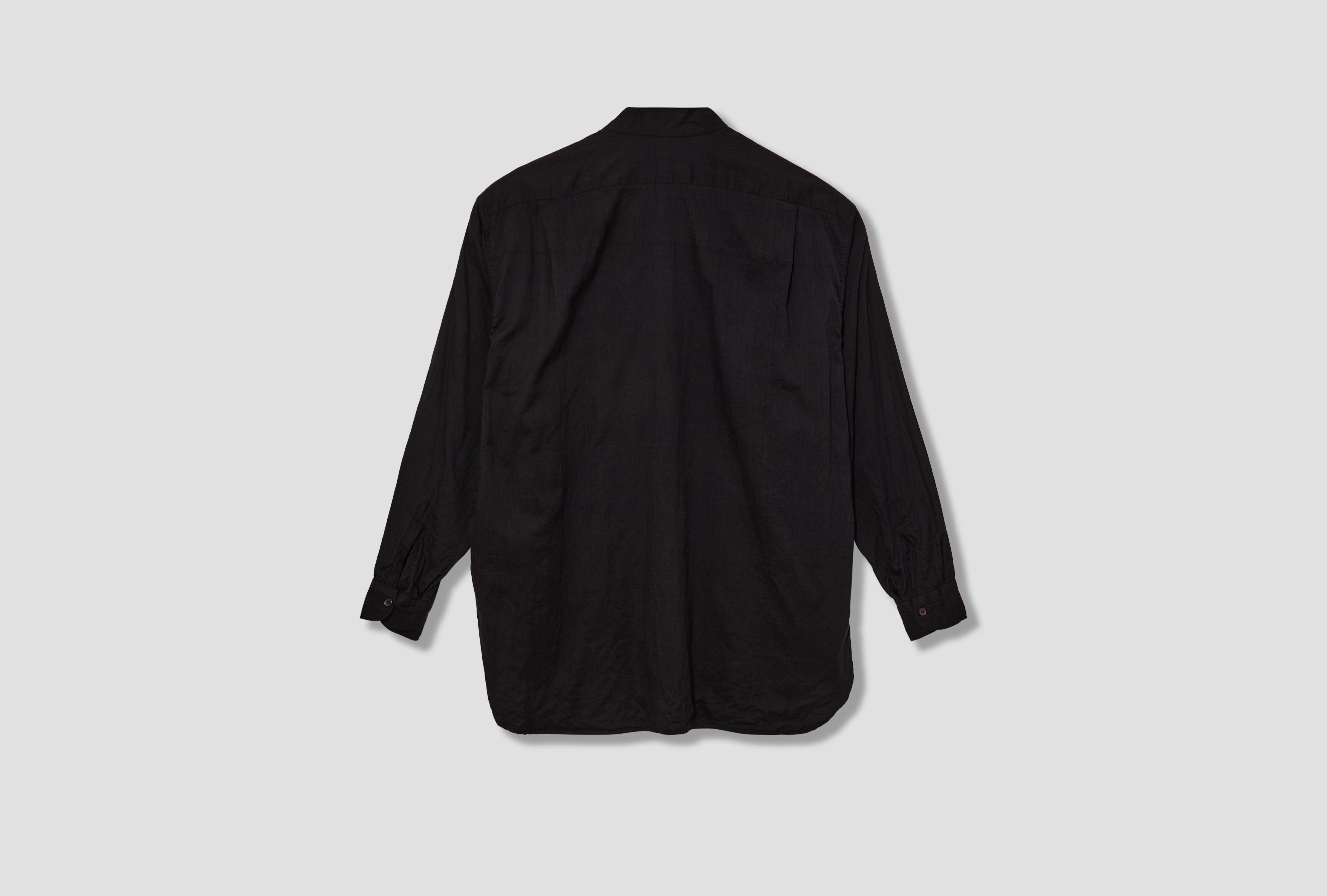 MUSLIN PULLOVER SHIRT B01-02008 Black