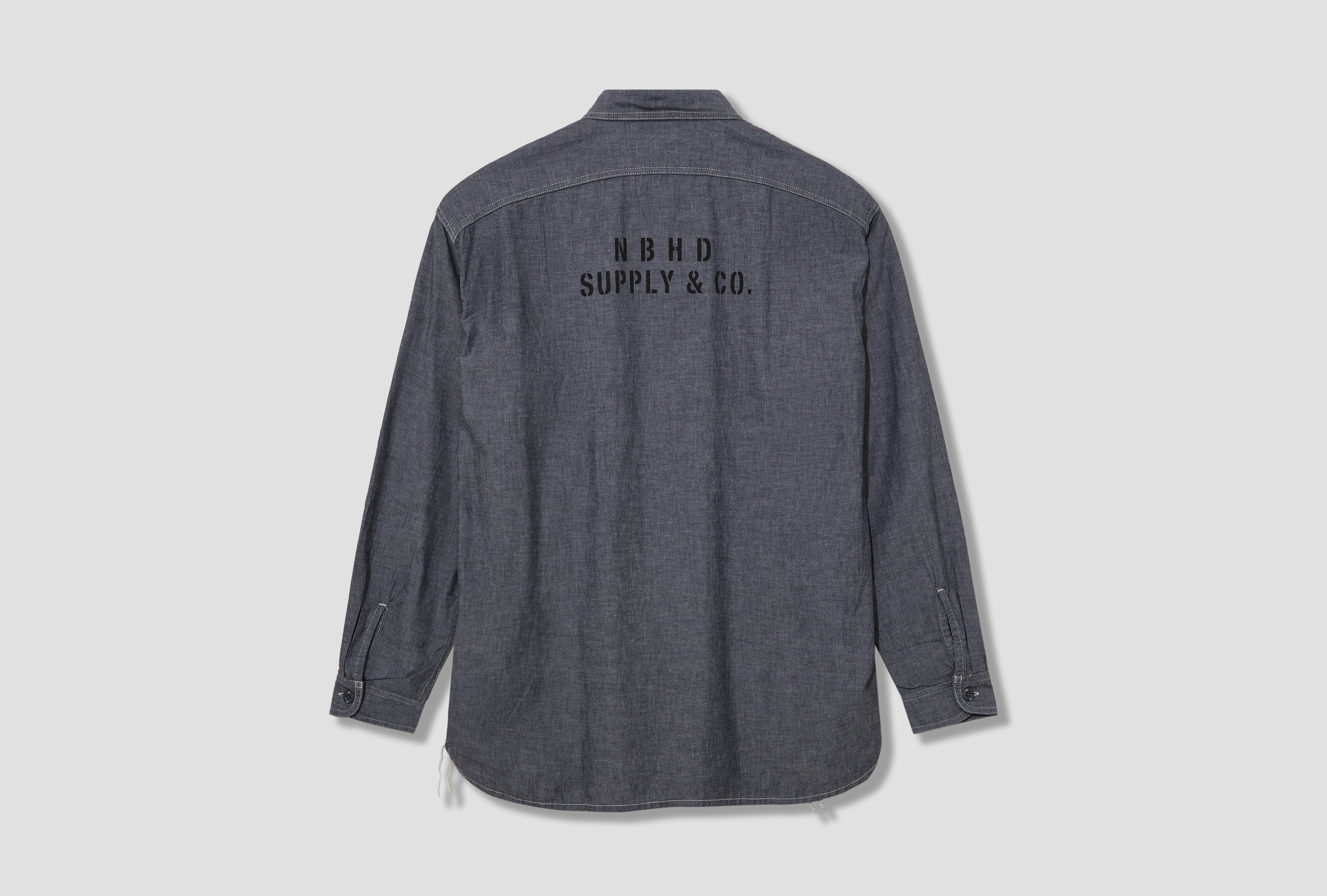 CHAMBRAY SHIRT LS 251ARNH-SHM02 Black