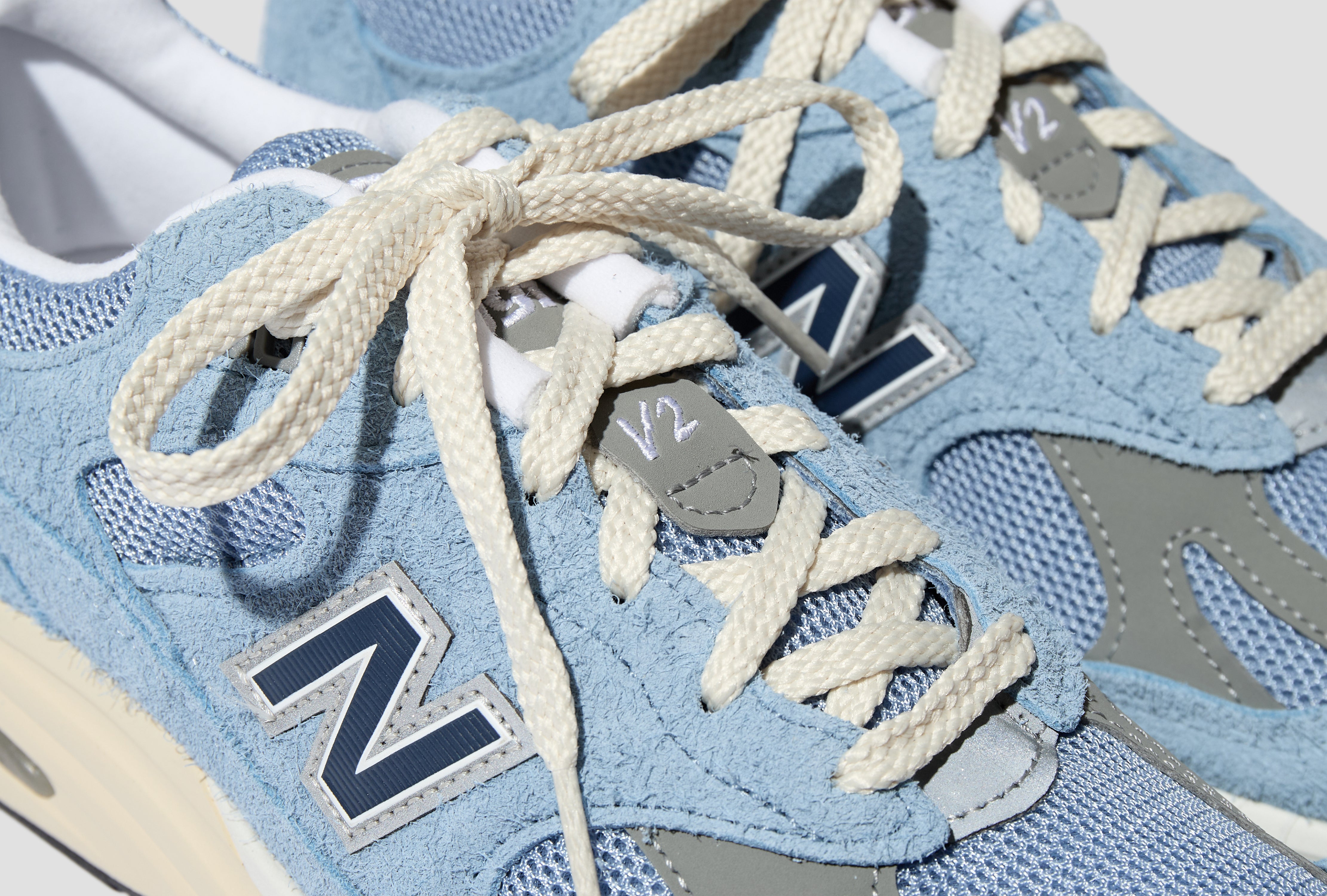 MADE IN UK 991V2 - CELESTIAL BLUE/FADED DENIM U991BV2