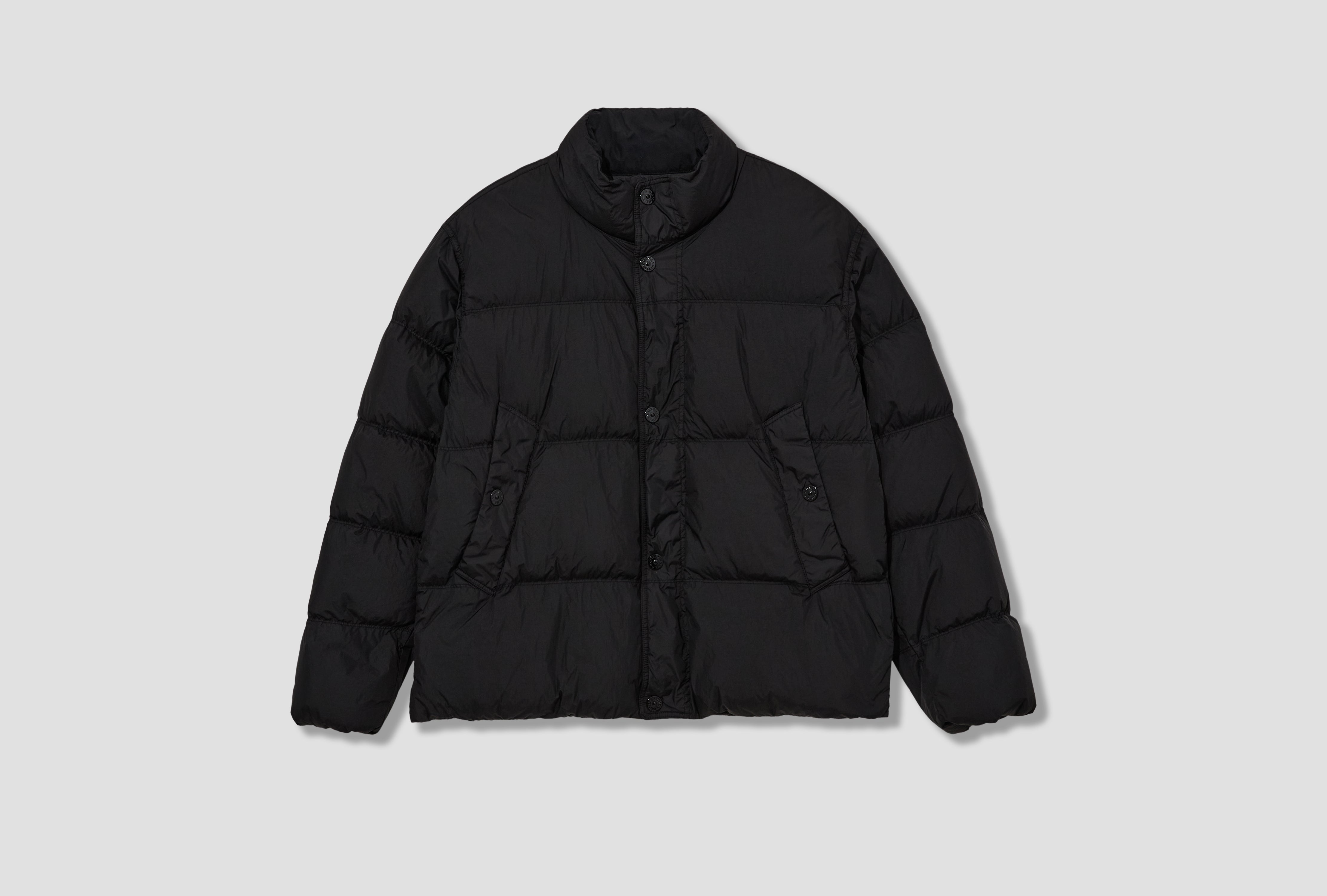 GARMENT DYED CRINKLE REPS NY RECYCLED NYLON K2 S15 41000 10 S0A23 Black