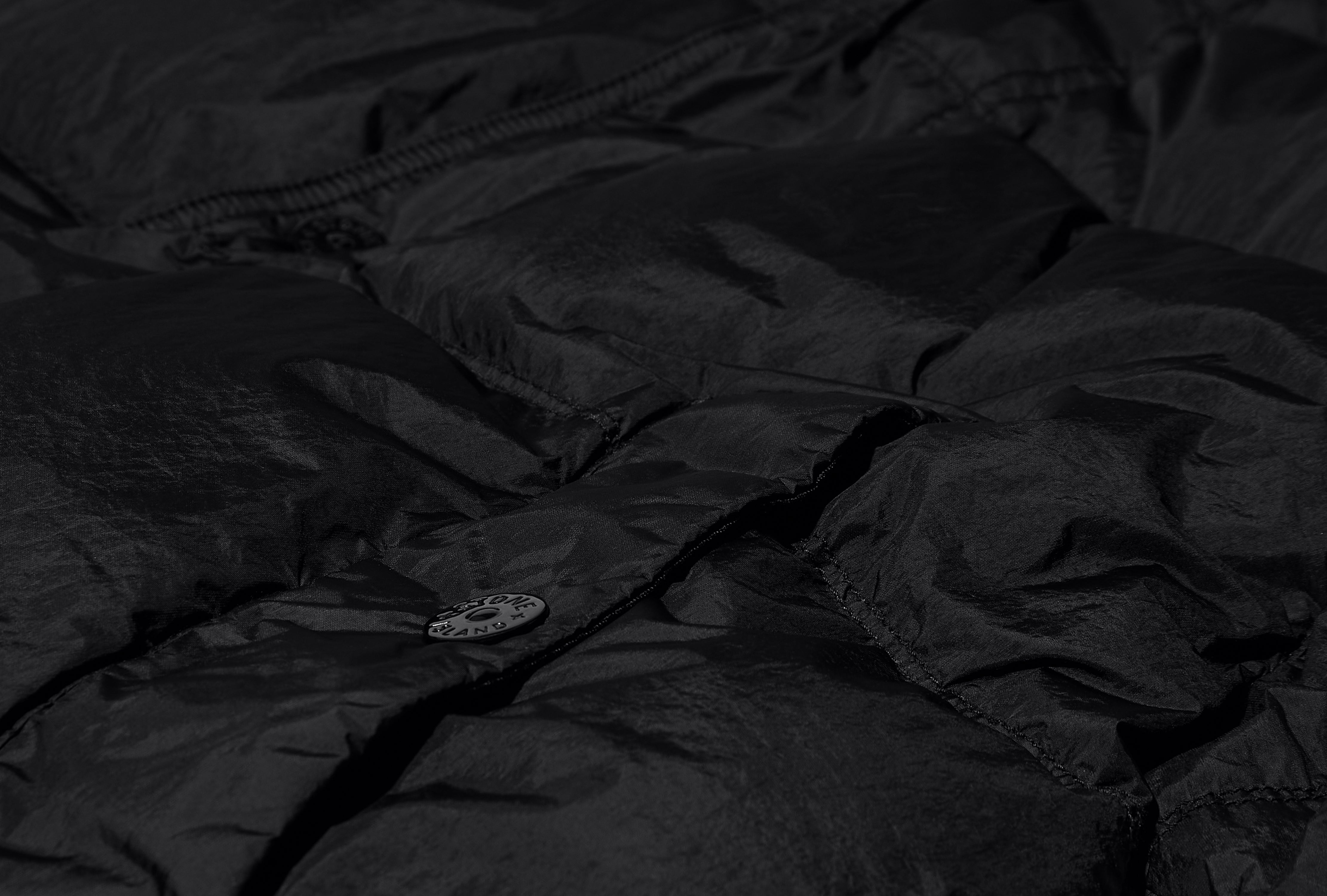 GARMENT DYED CRINKLE REPS NY RECYCLED NYLON K2 S15 41000 10 S0A23 Black