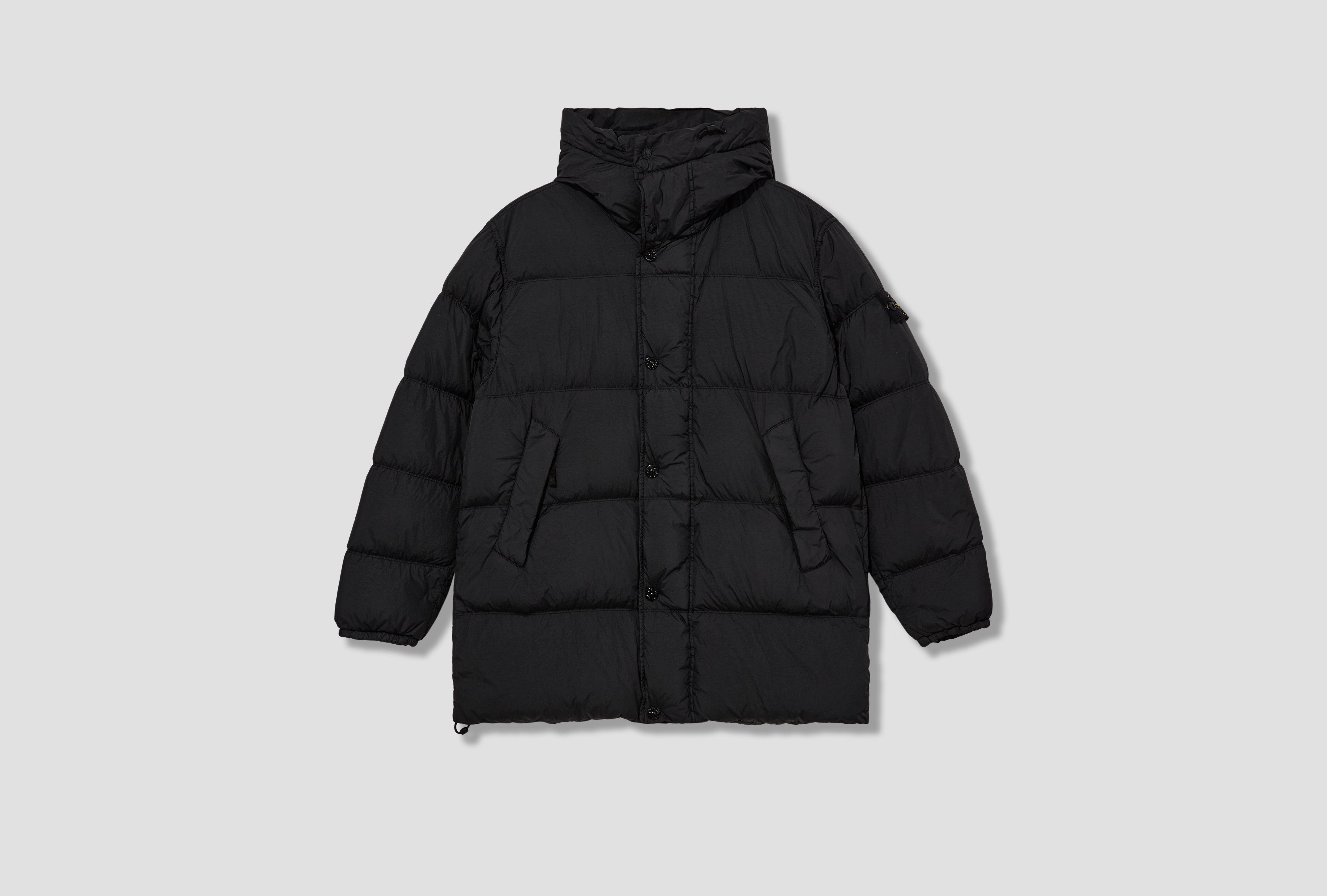 GARMENT DYED CRINKLE REPS NY RECYCLED NYLON K2 S15 41000 12 S0A23 Black