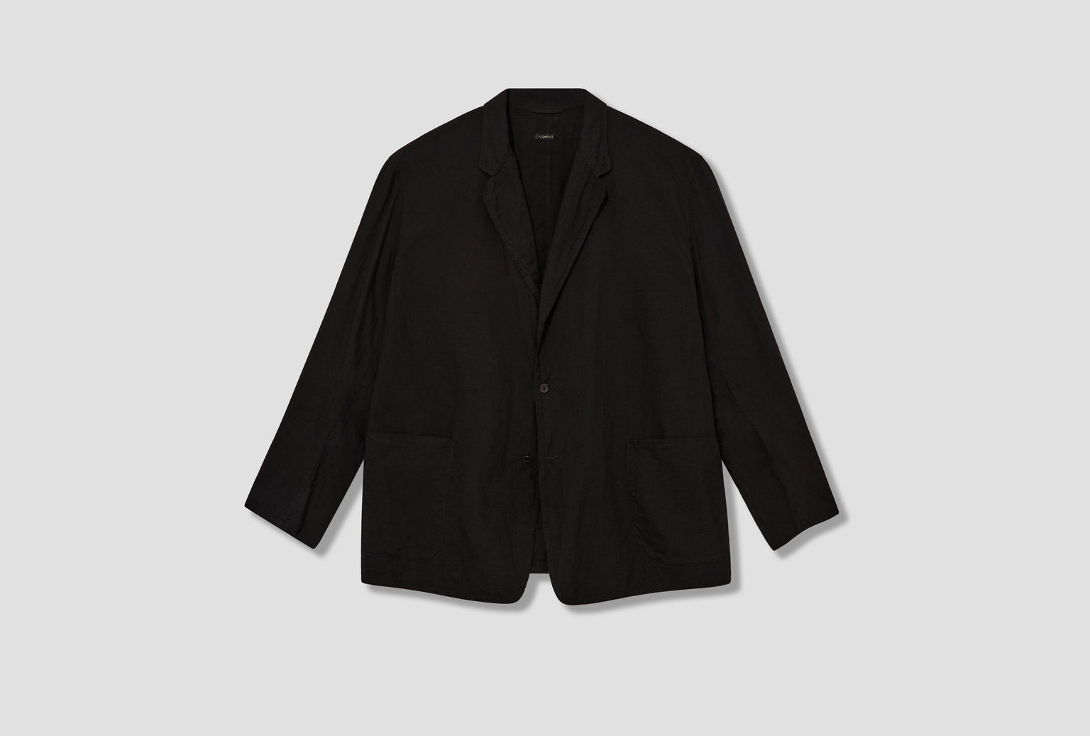 KHADI COTTON JACKET B01-01012 Black
