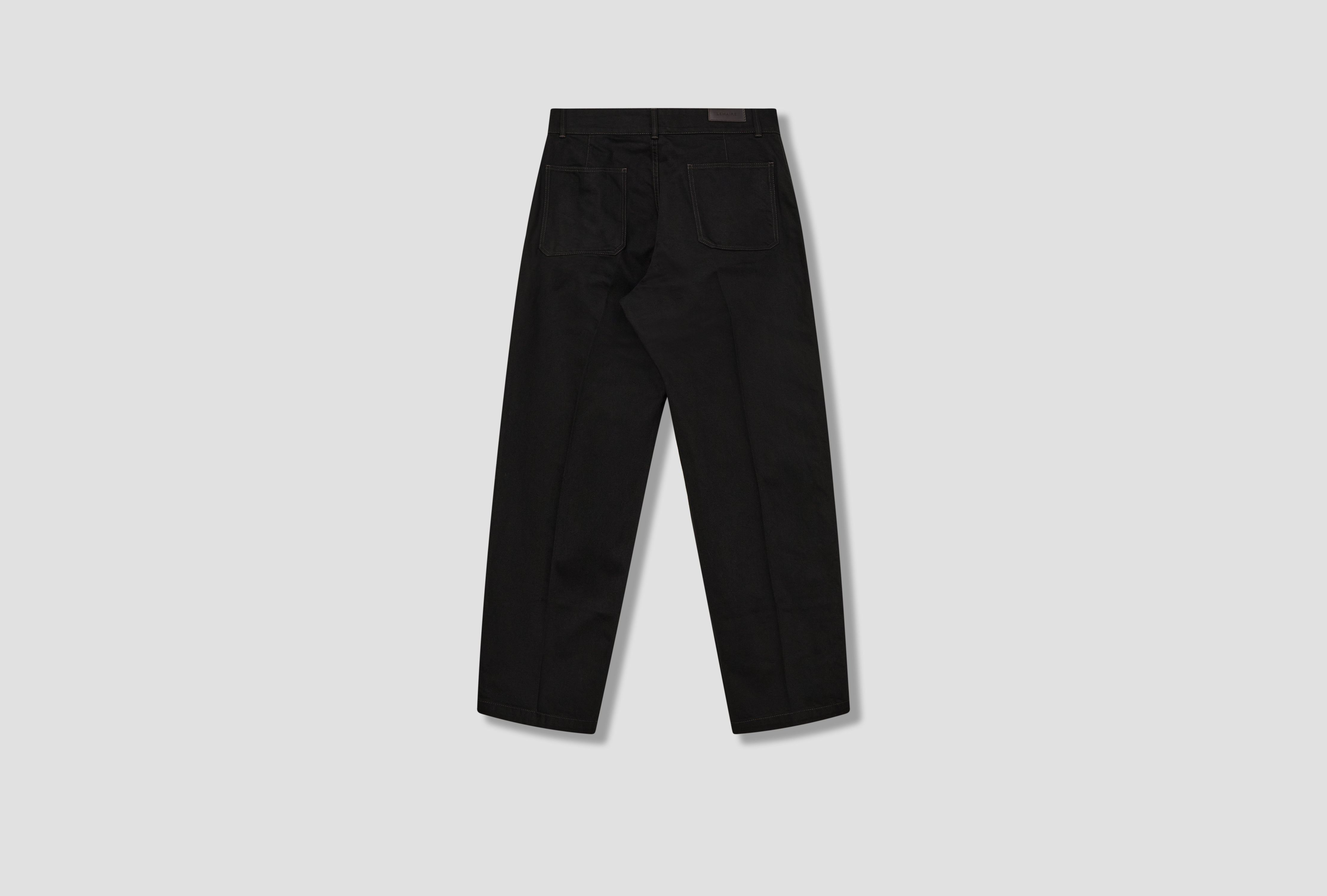 MAXI BARREL WORKWEAR PANTS - HEAVY BLACK DENIM PA1261 LD1055 Black