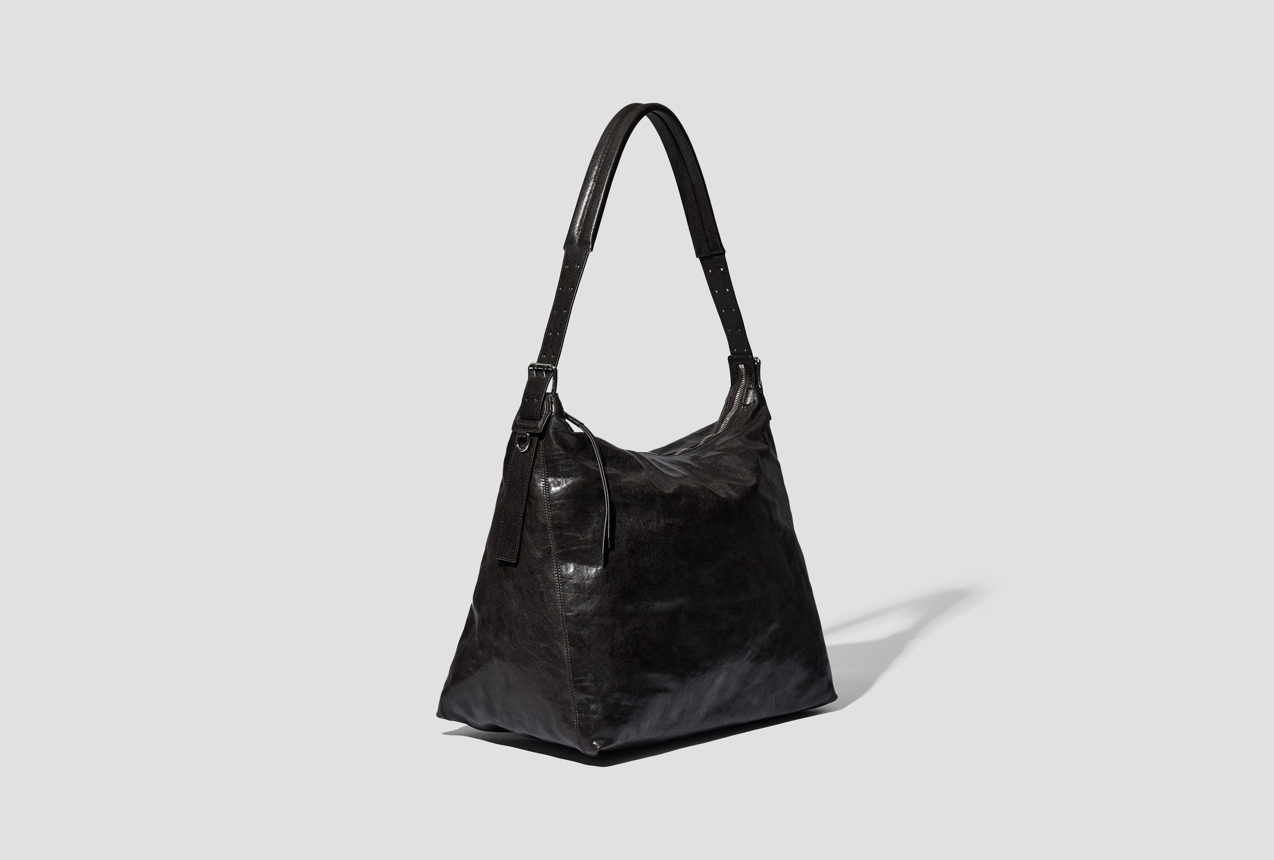 BELTED HOBO BAG - PAPER LUX LEATHER BG0189 LL0108 Brown