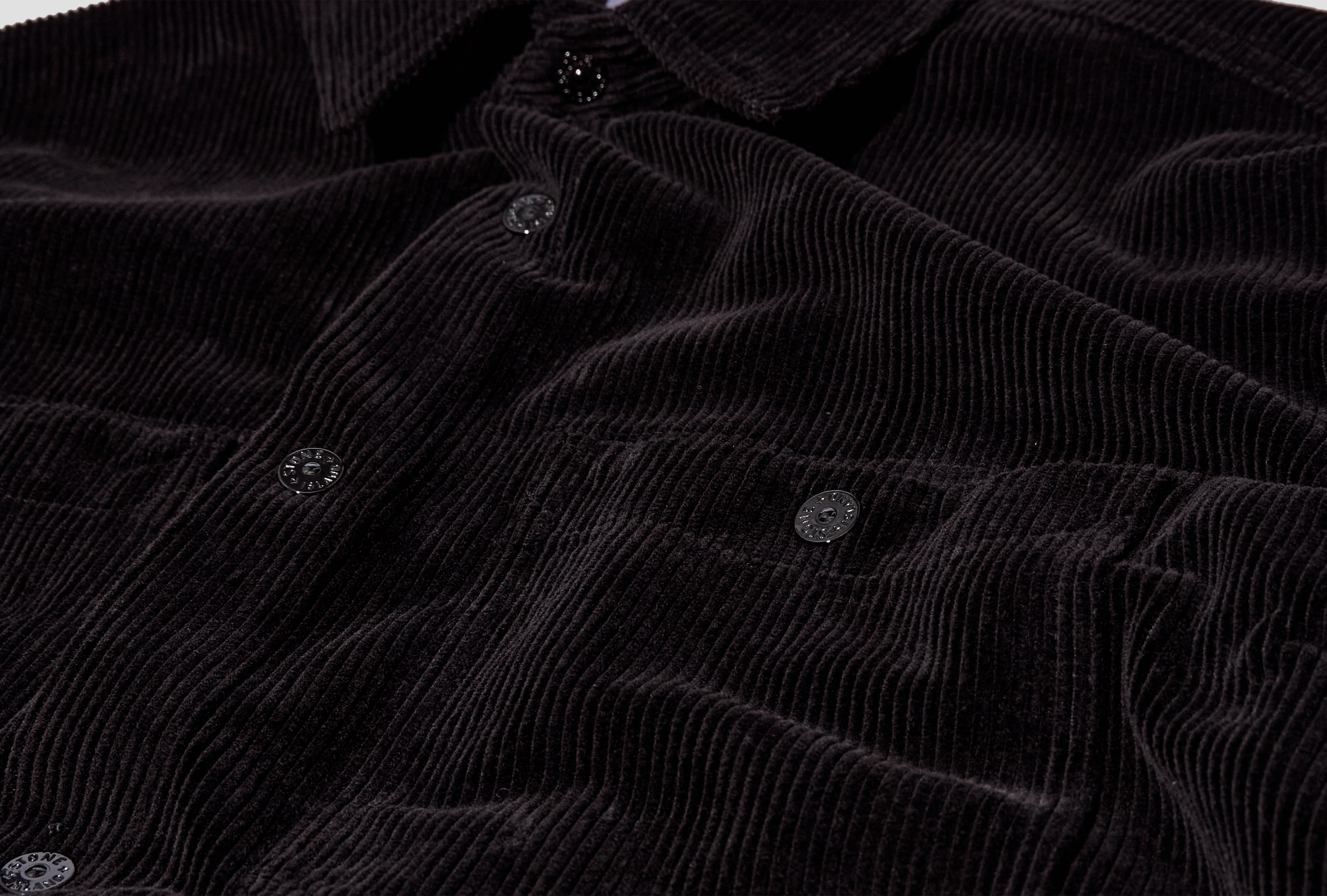 ORGANIC COTTON CORDUROY 800 GARMENT DYED K2 S15 12000 12 S0212 Black