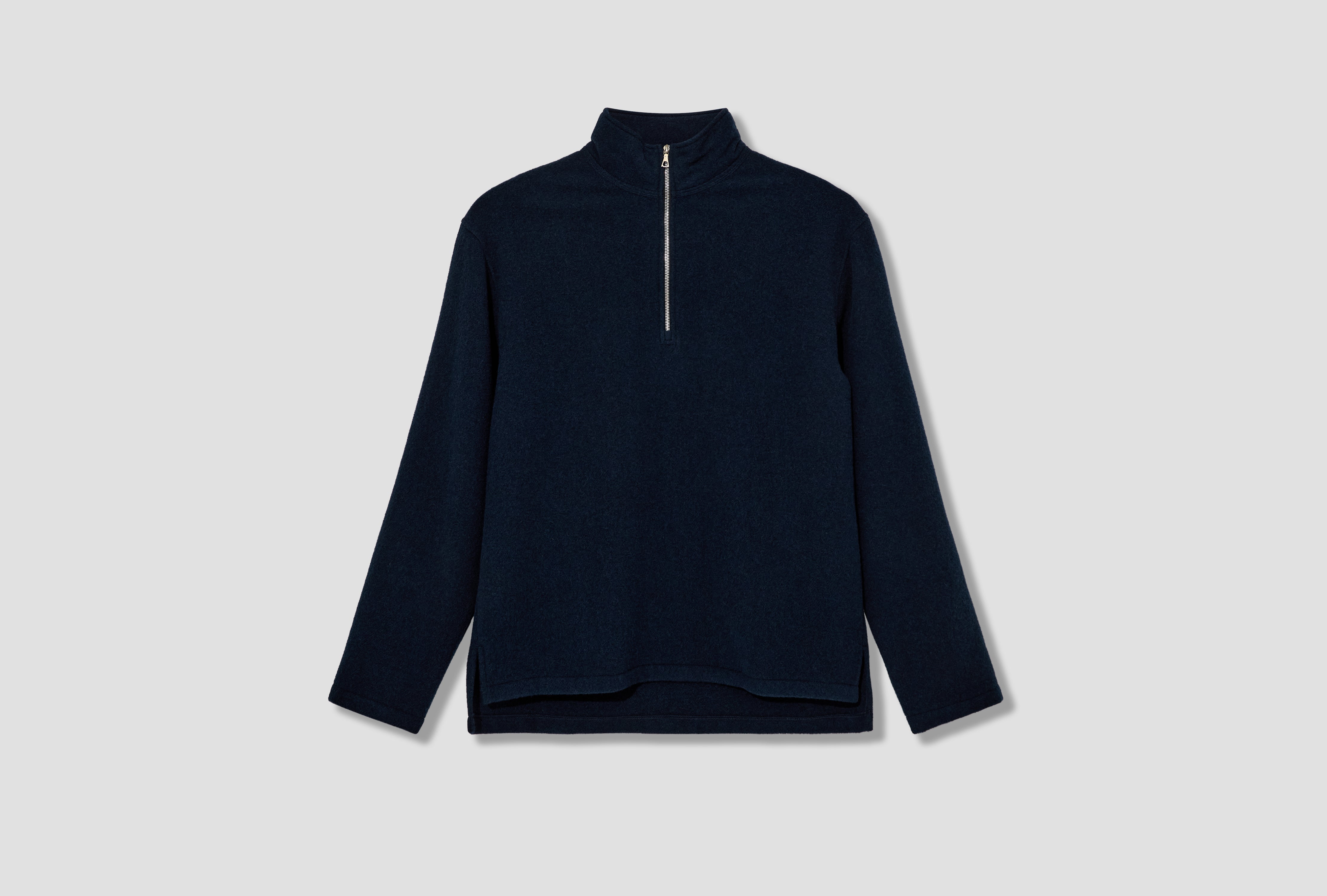 FLEECE POLO - NATURAL FLEECE / PLOMBE FLEECE NFL15 X02