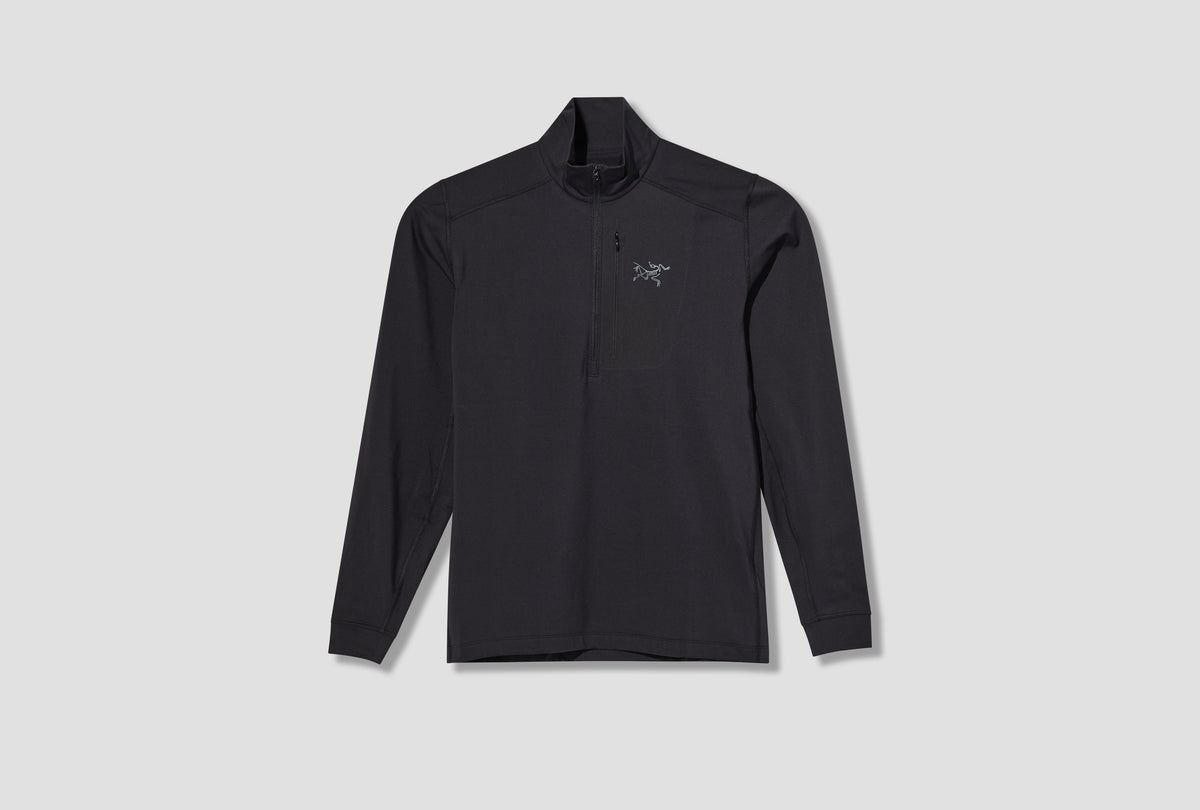 RHO LT ZIP NECK MEN'S X000009425 Black