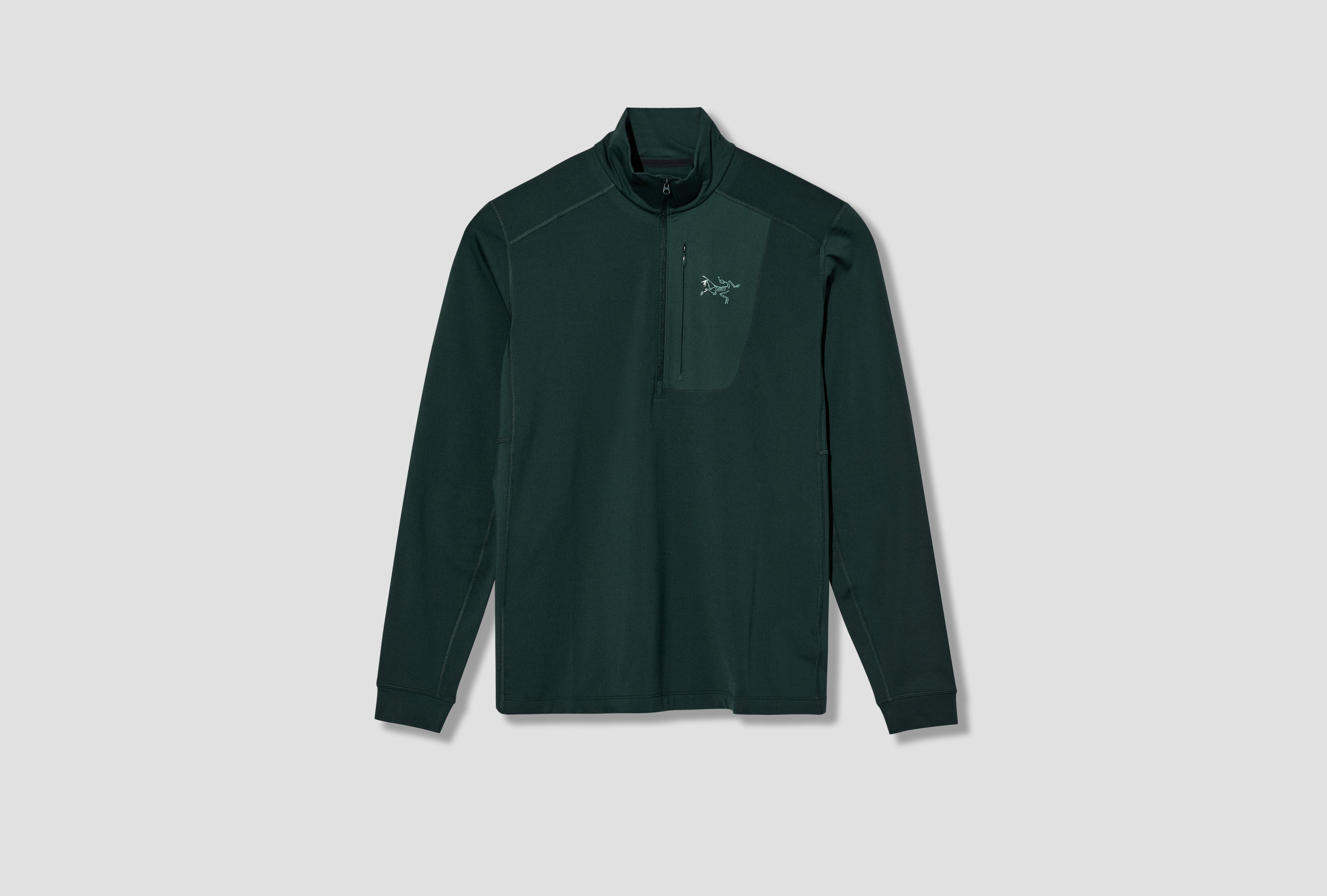 RHO LT ZIP NECK MEN'S X000009425 Dark green