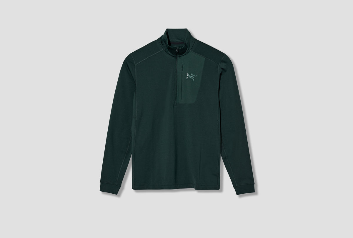 RHO LT ZIP NECK MEN'S X000009425 Dark green