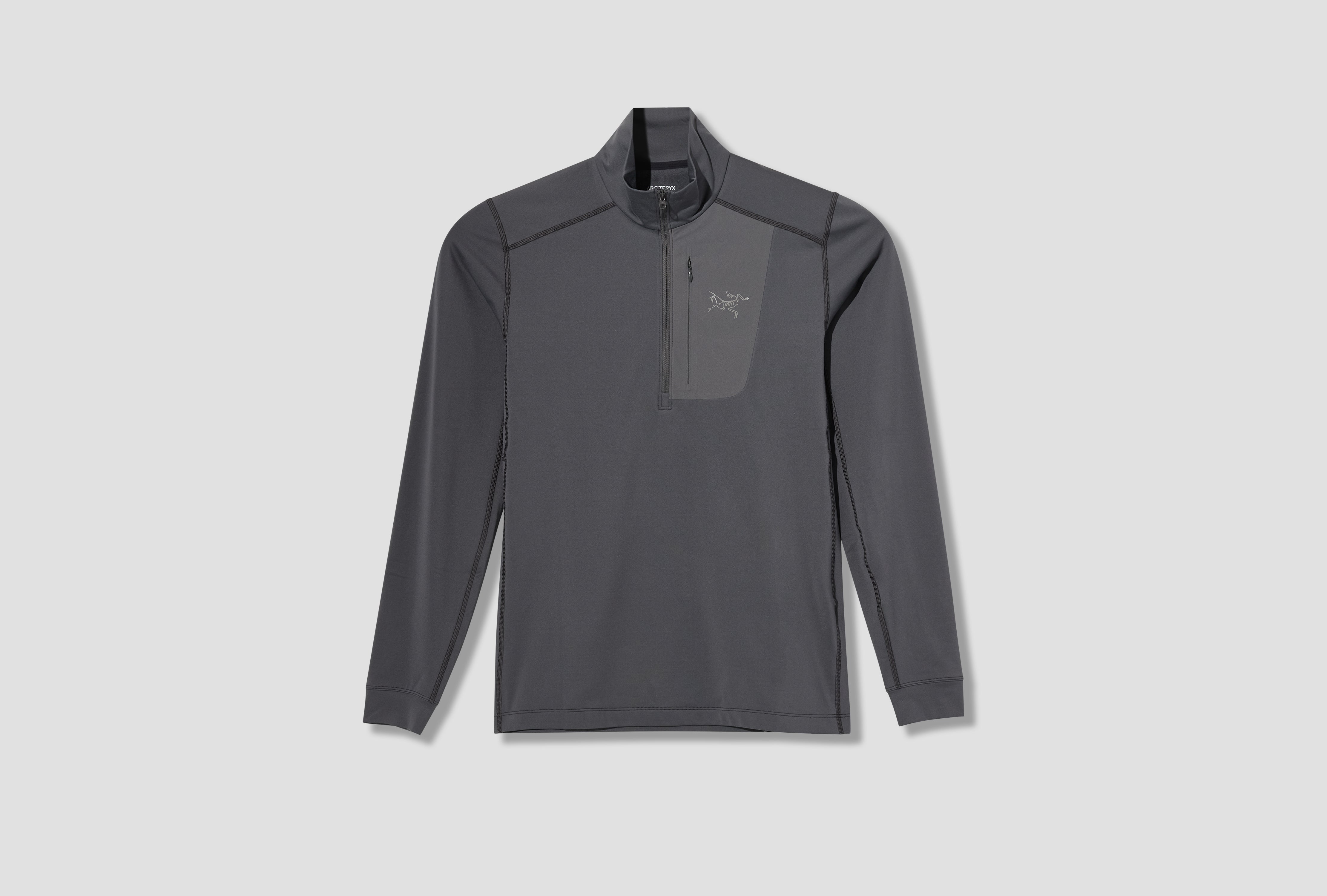 RHO LT ZIP NECK MEN'S X000009425 Grey