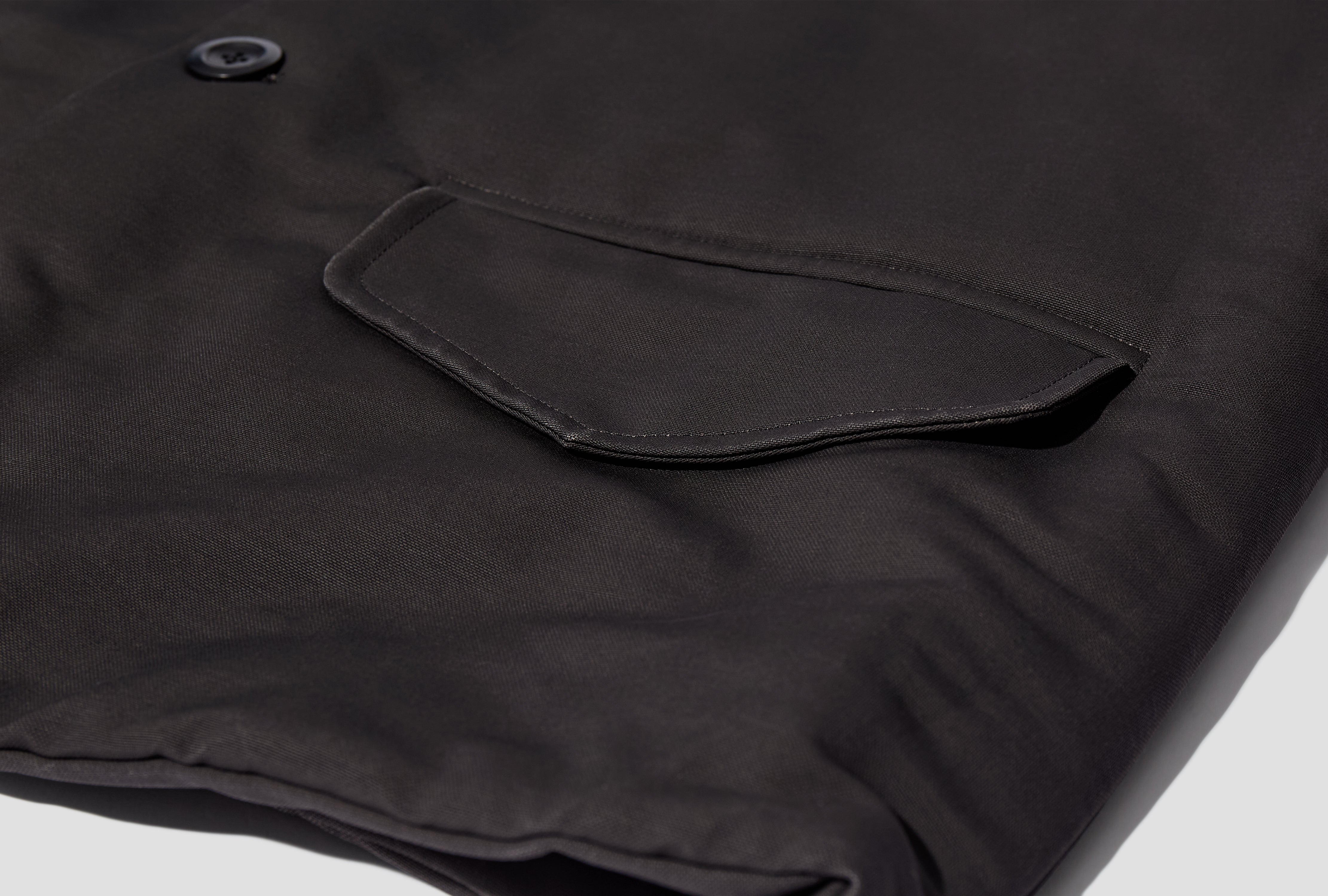 WADDED WAISTCOAT - BLACK AW-025-004