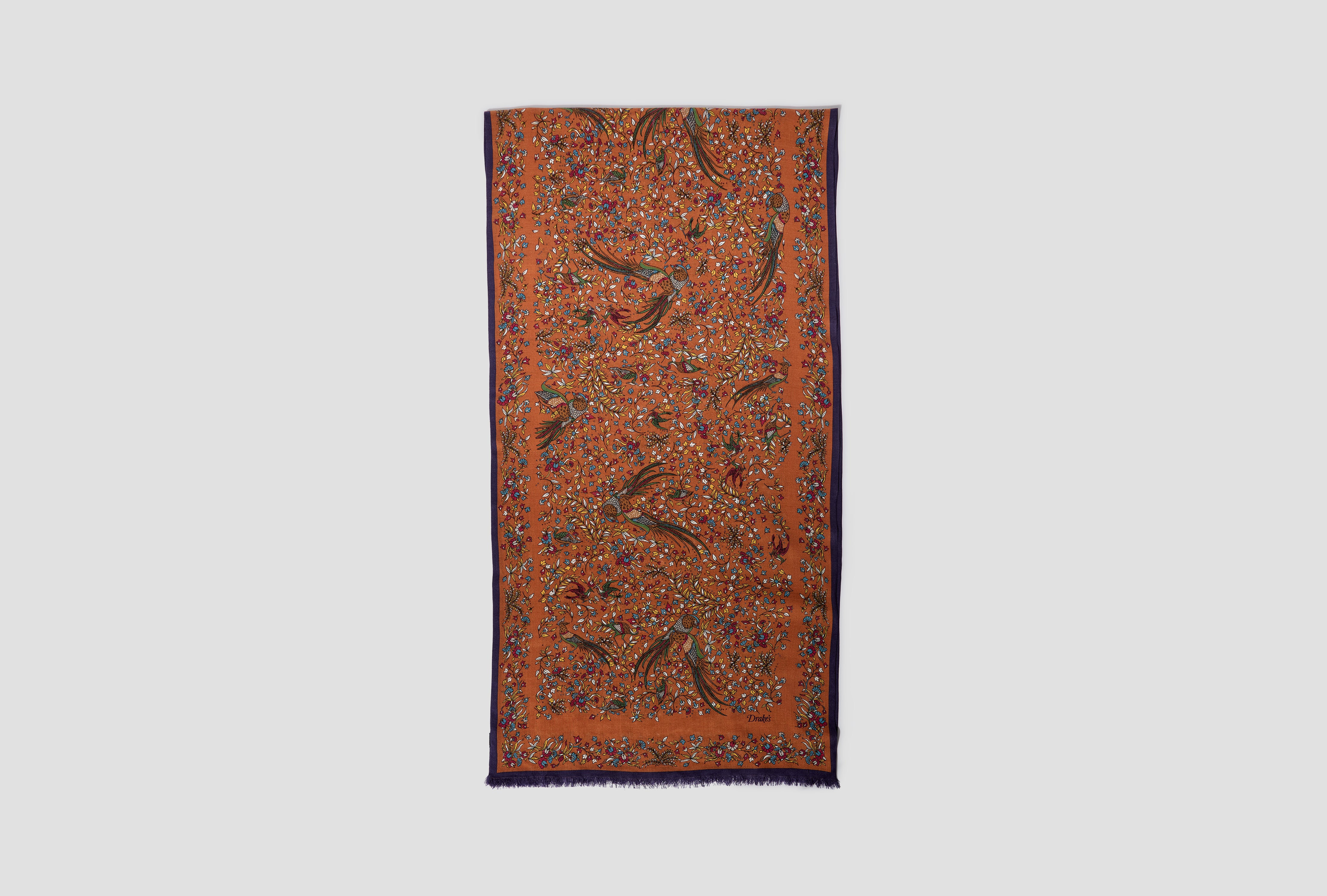 BIRD OF PARADISE TUBULAR SCARF DR1AB1 25715-02 Orange