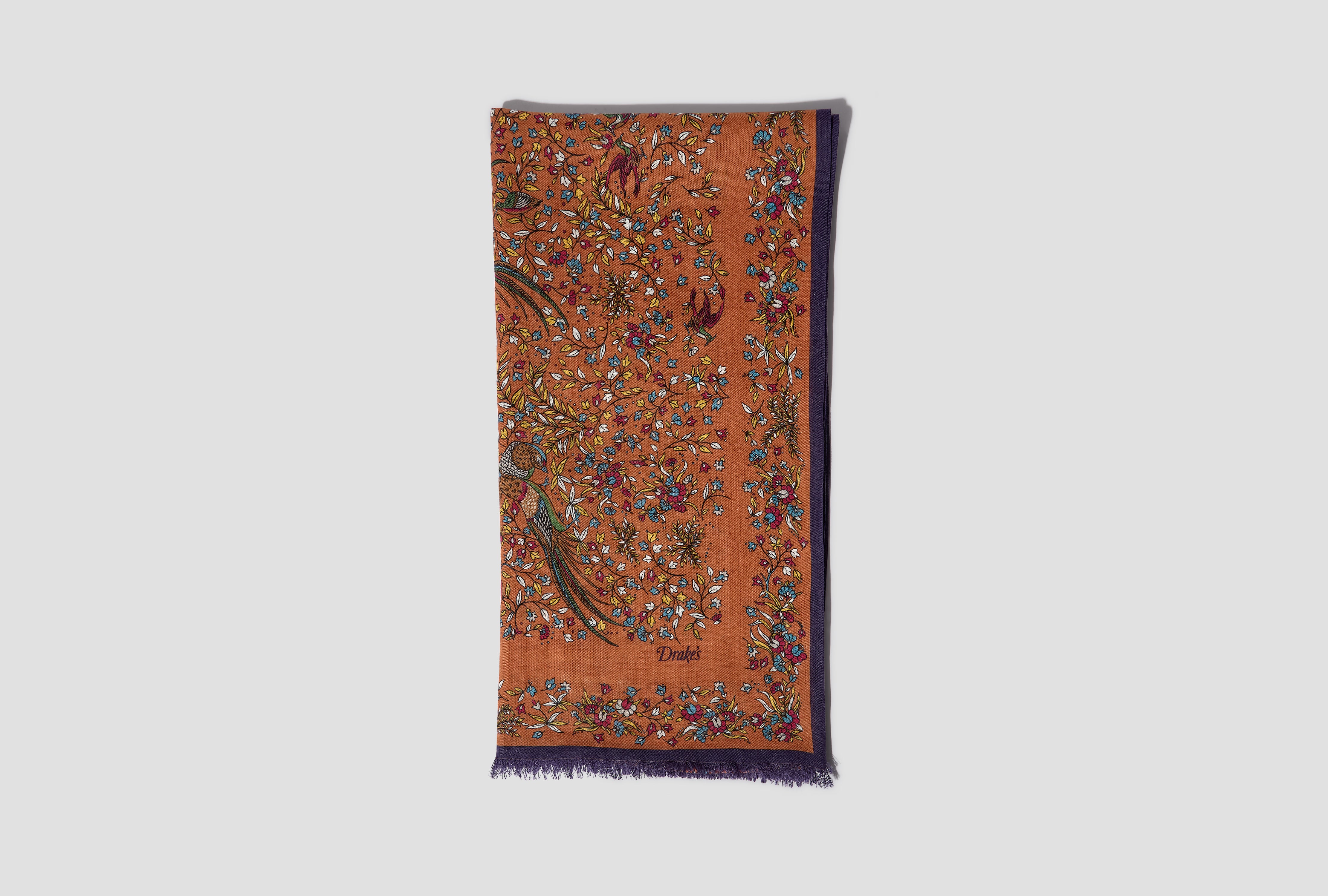 BIRD OF PARADISE TUBULAR SCARF DR1AB1 25715-02 Orange