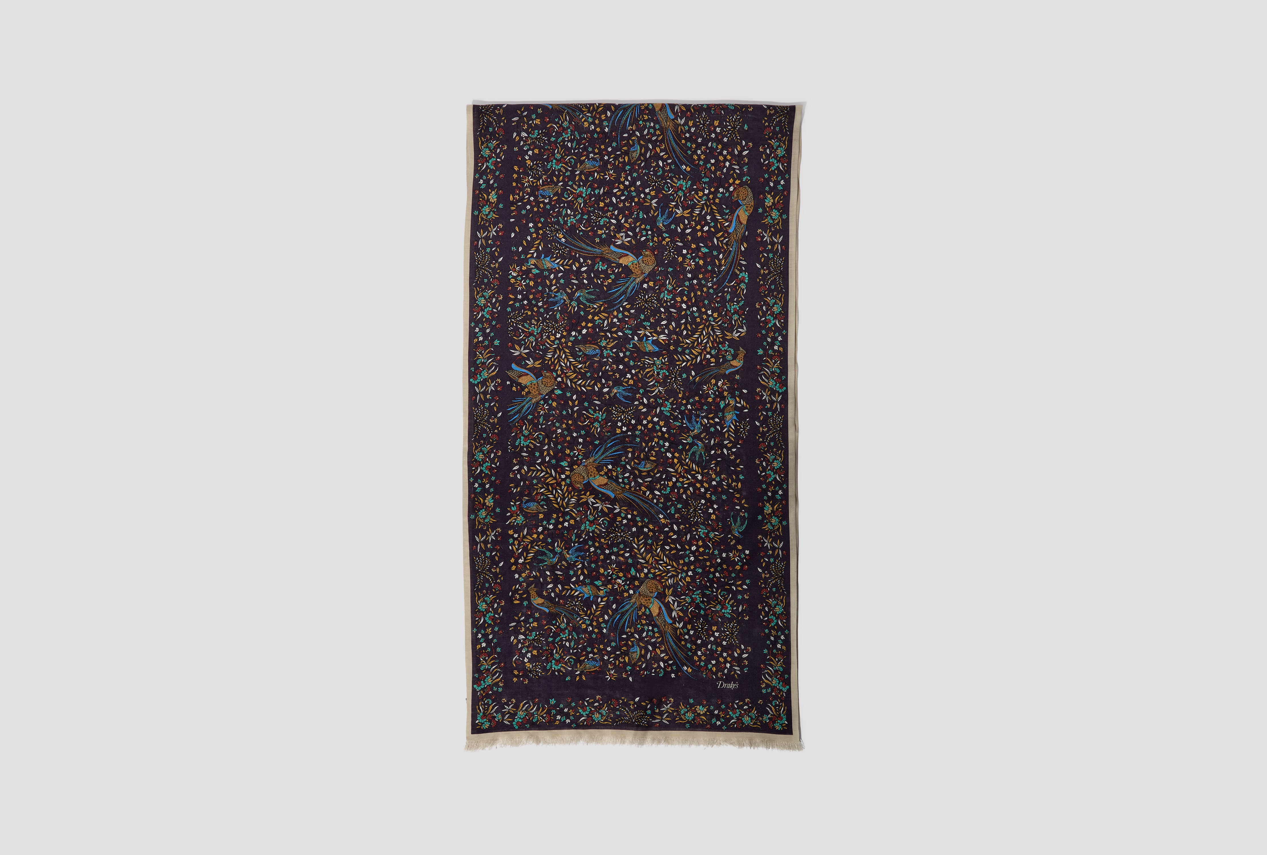 BIRD OF PARADISE TUBULAR SCARF DR1AB1 25715-03 Navy