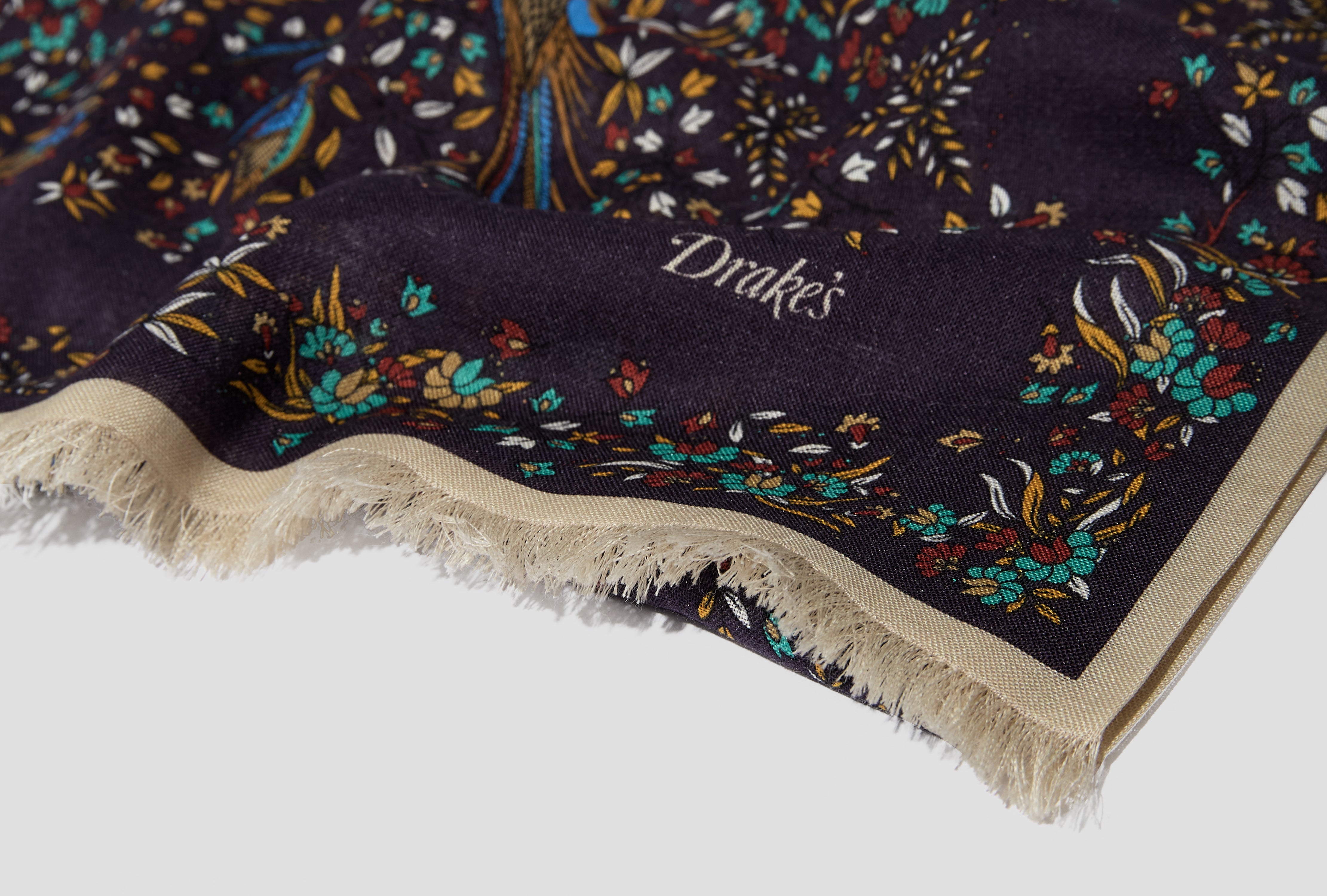 BIRD OF PARADISE TUBULAR SCARF DR1AB1 25715-03 Navy