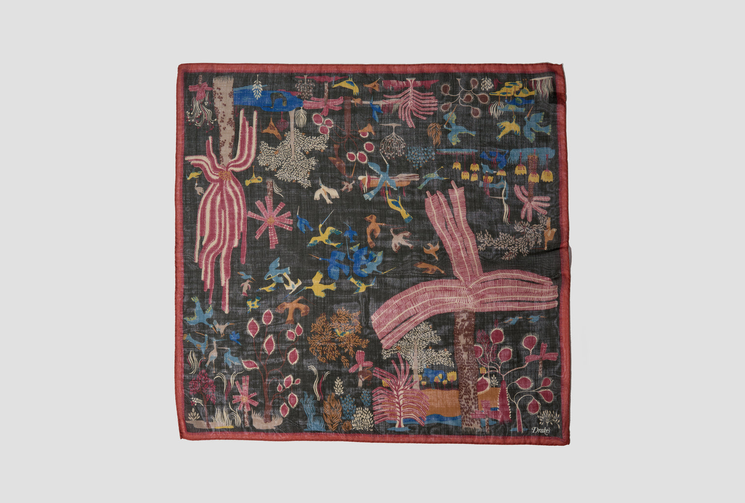 PALMS AND BIRDS BANDANA DR1AD0 25728-02 Green