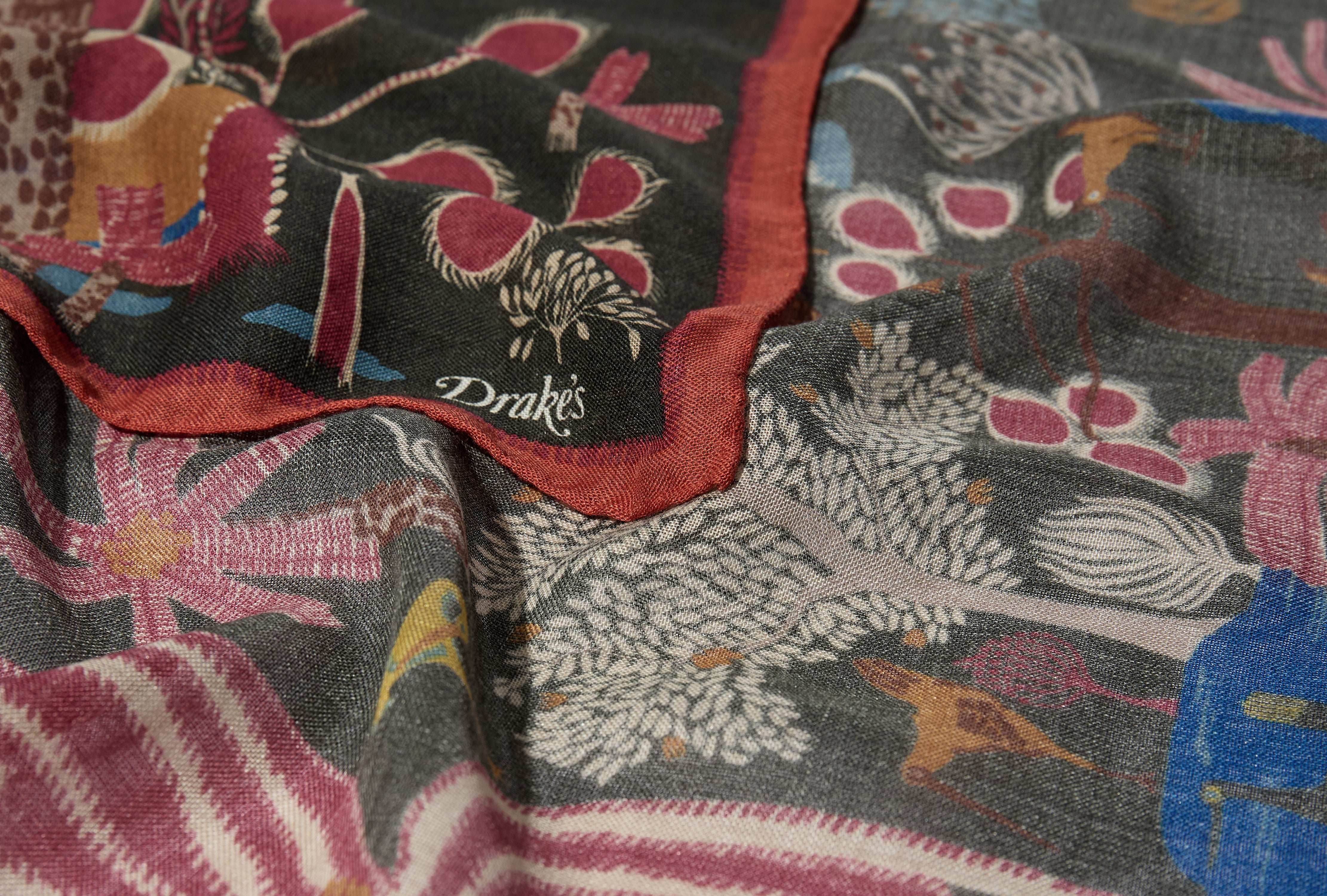 PALMS AND BIRDS BANDANA DR1AD0 25728-02 Green