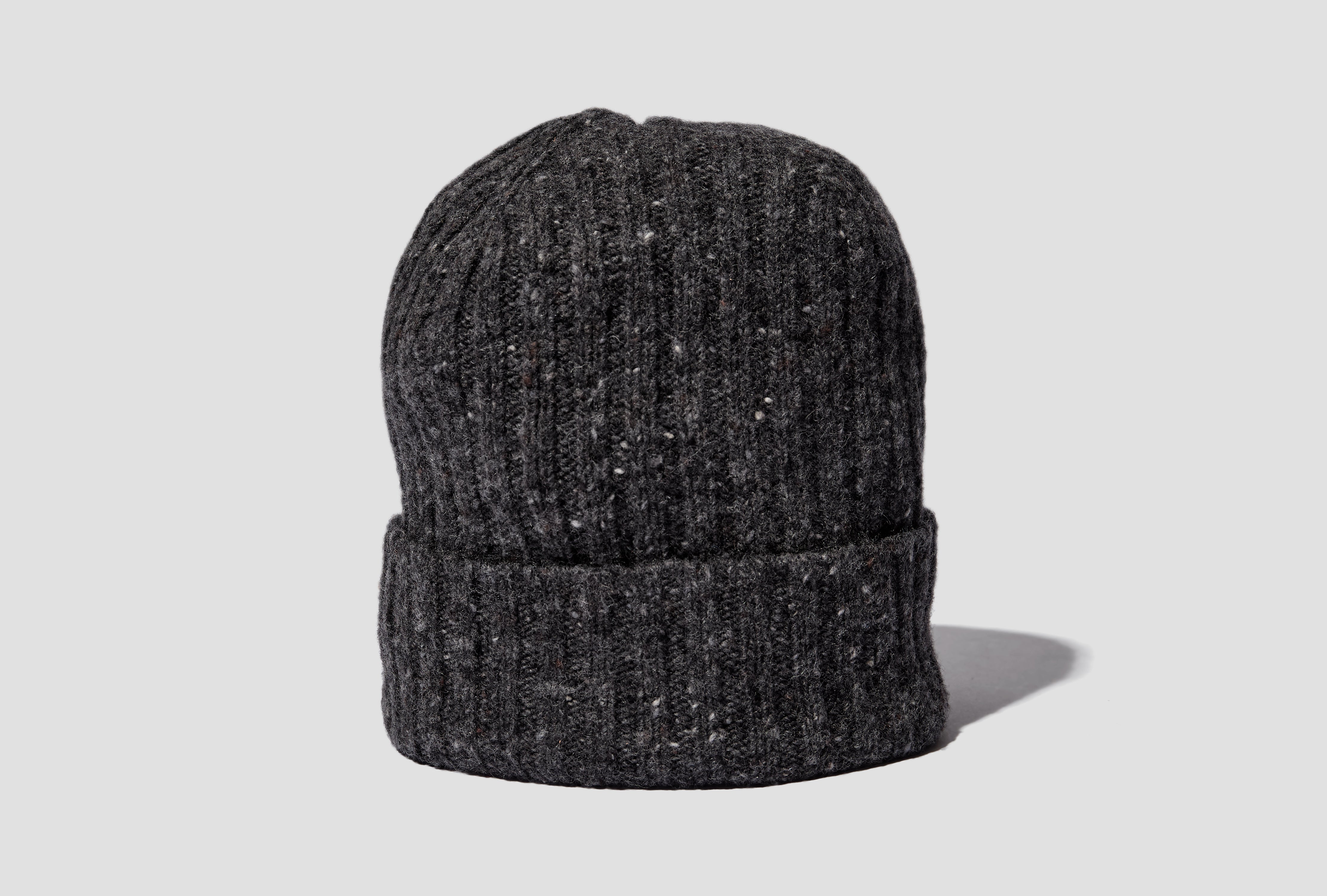 DONEGAL RIB MERINO KNIT BEANIE DR1AG1 21581-03 Grey