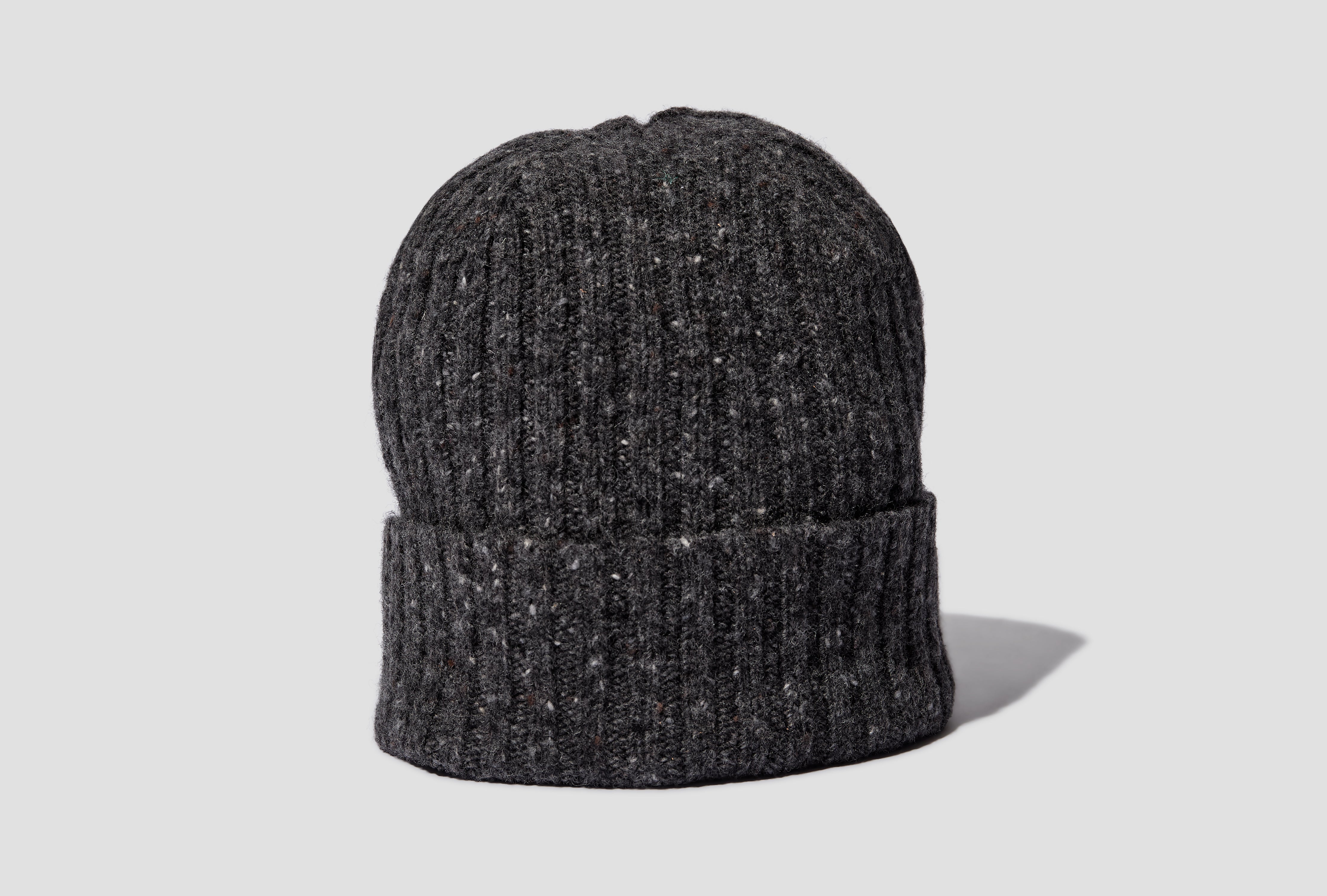 DONEGAL RIB MERINO KNIT BEANIE DR1AG1 21581-03 Grey