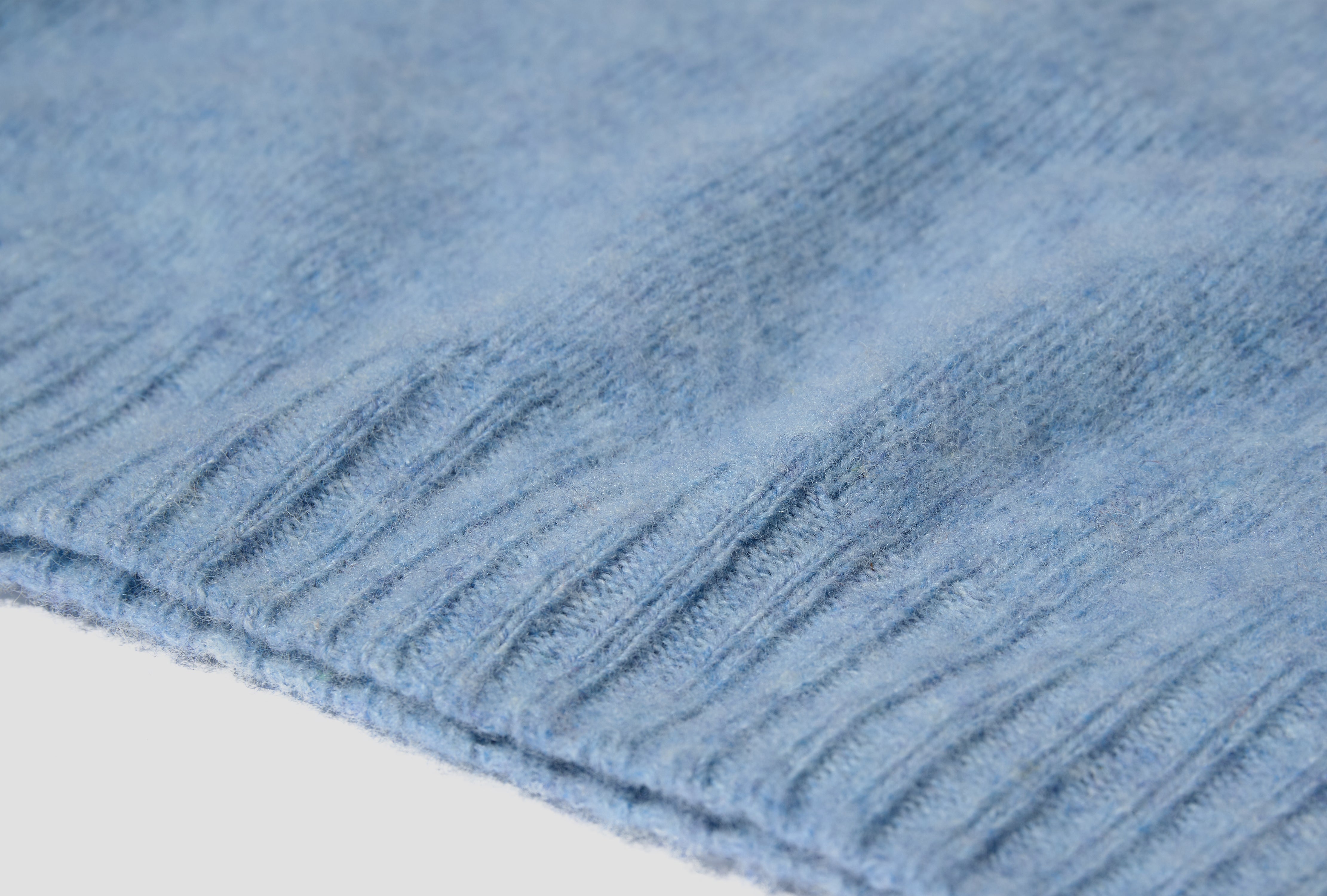 BRUSHED SHETLAND CREW NECK JUMPER DR2A3A 21501-16 Light blue
