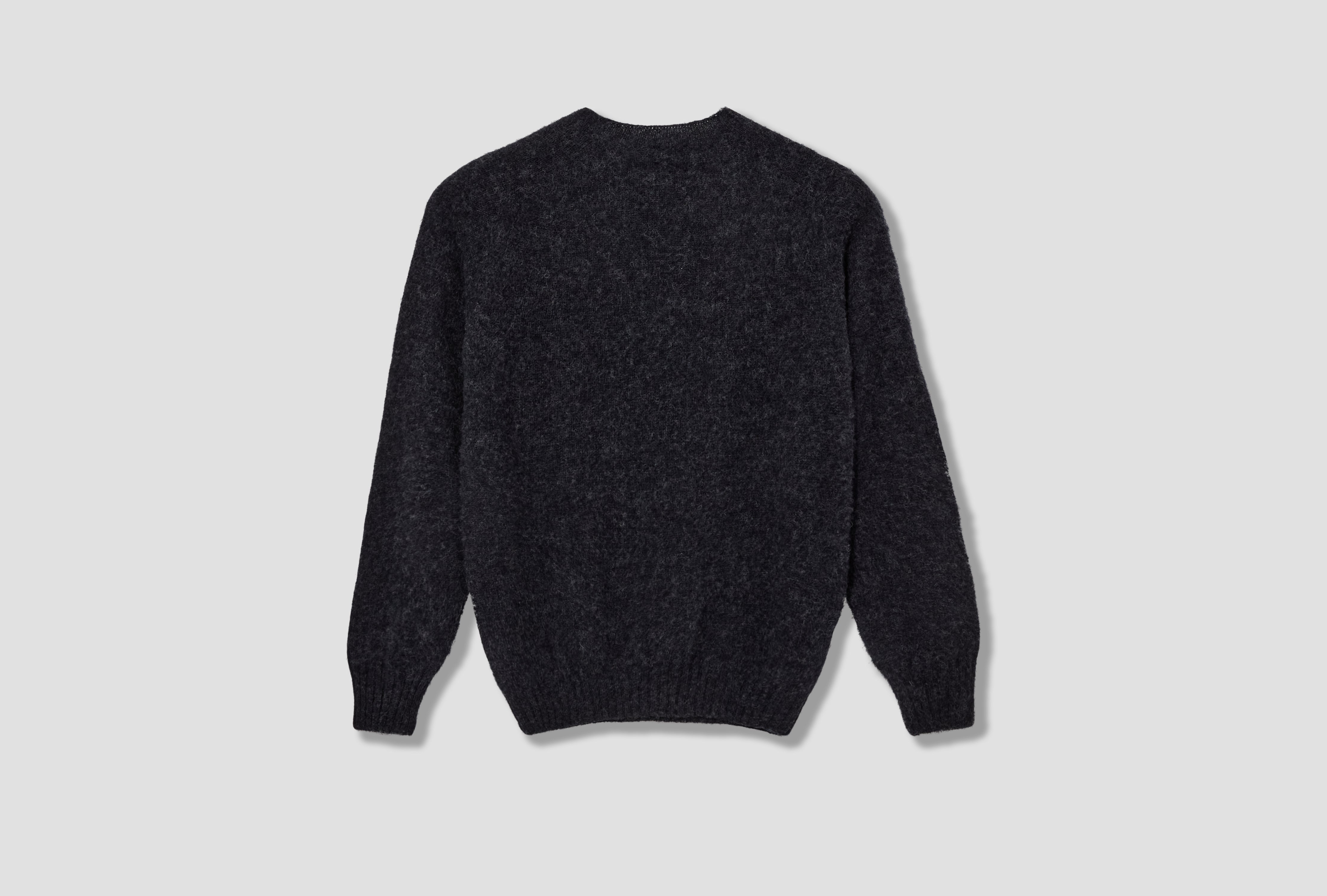 BRUSHED SHETLAND CREW DR2A3A 21501-26 Charcoal