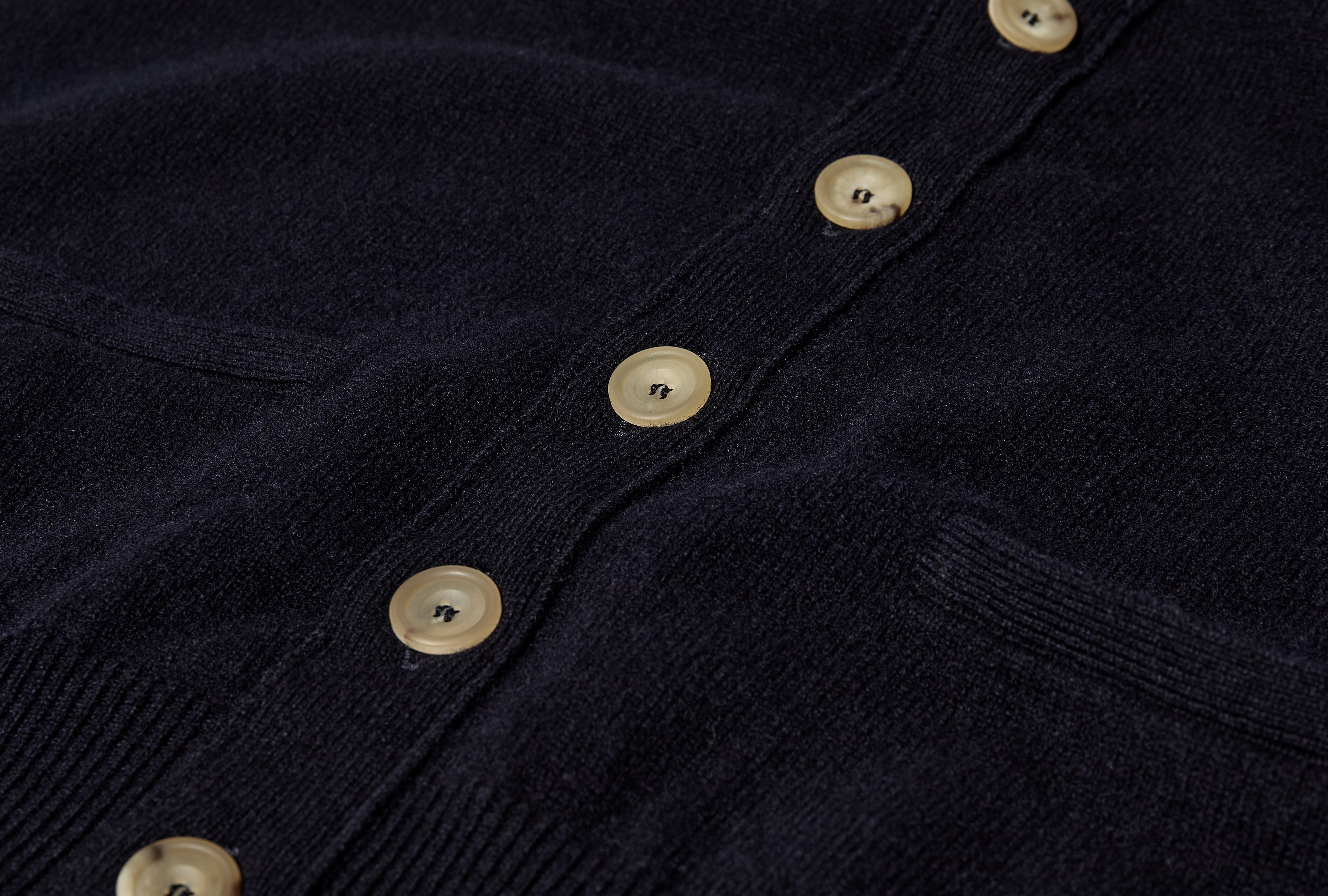 LAMBSWOOL VEST CARDIGAN DR2A3D 22688-01 Navy