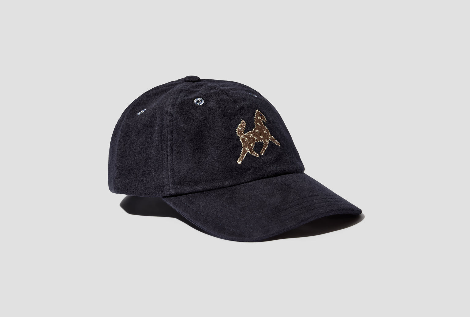 HORSE APPLIQUE MOLESKIN BASEBALL CAP DR1AG2 25697-01 Navy