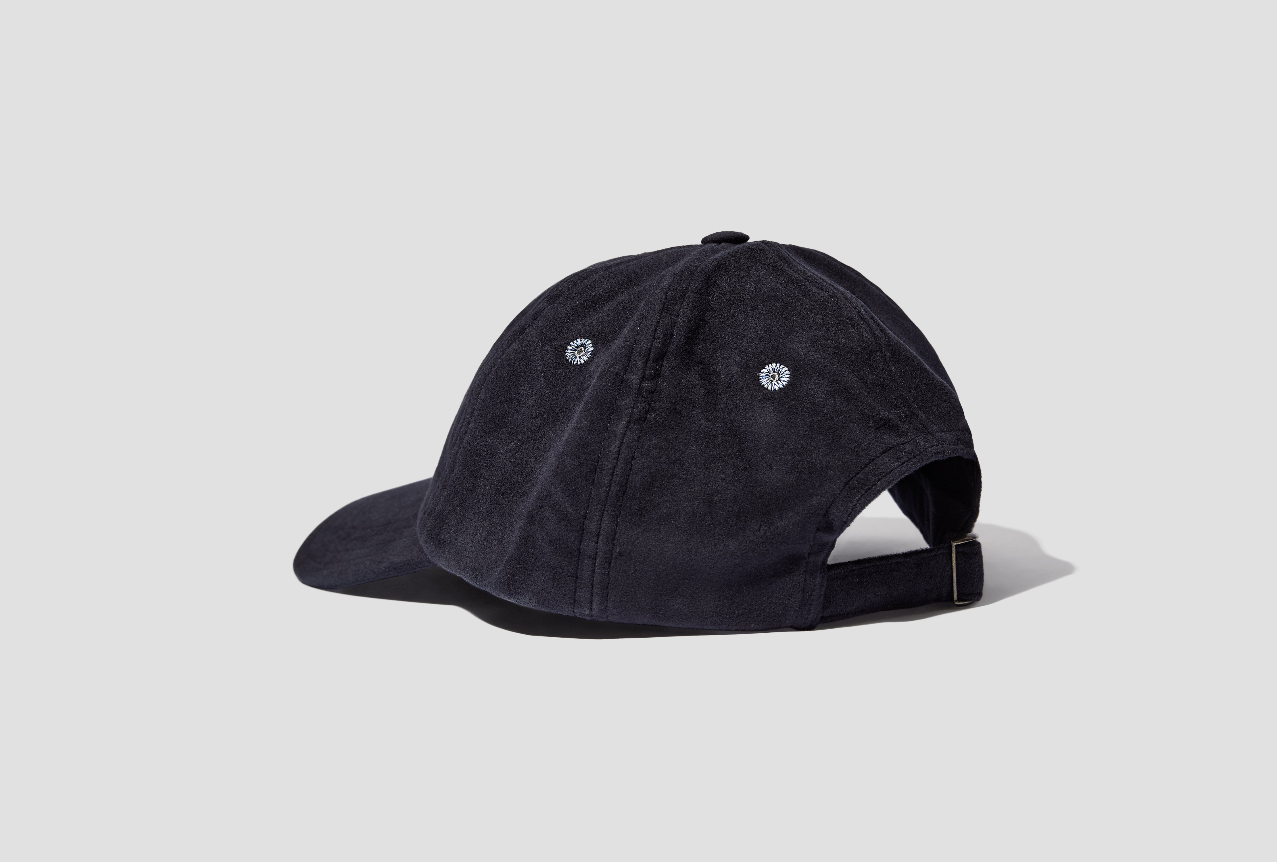 HORSE APPLIQUE MOLESKIN BASEBALL CAP DR1AG2 25697-01 Navy