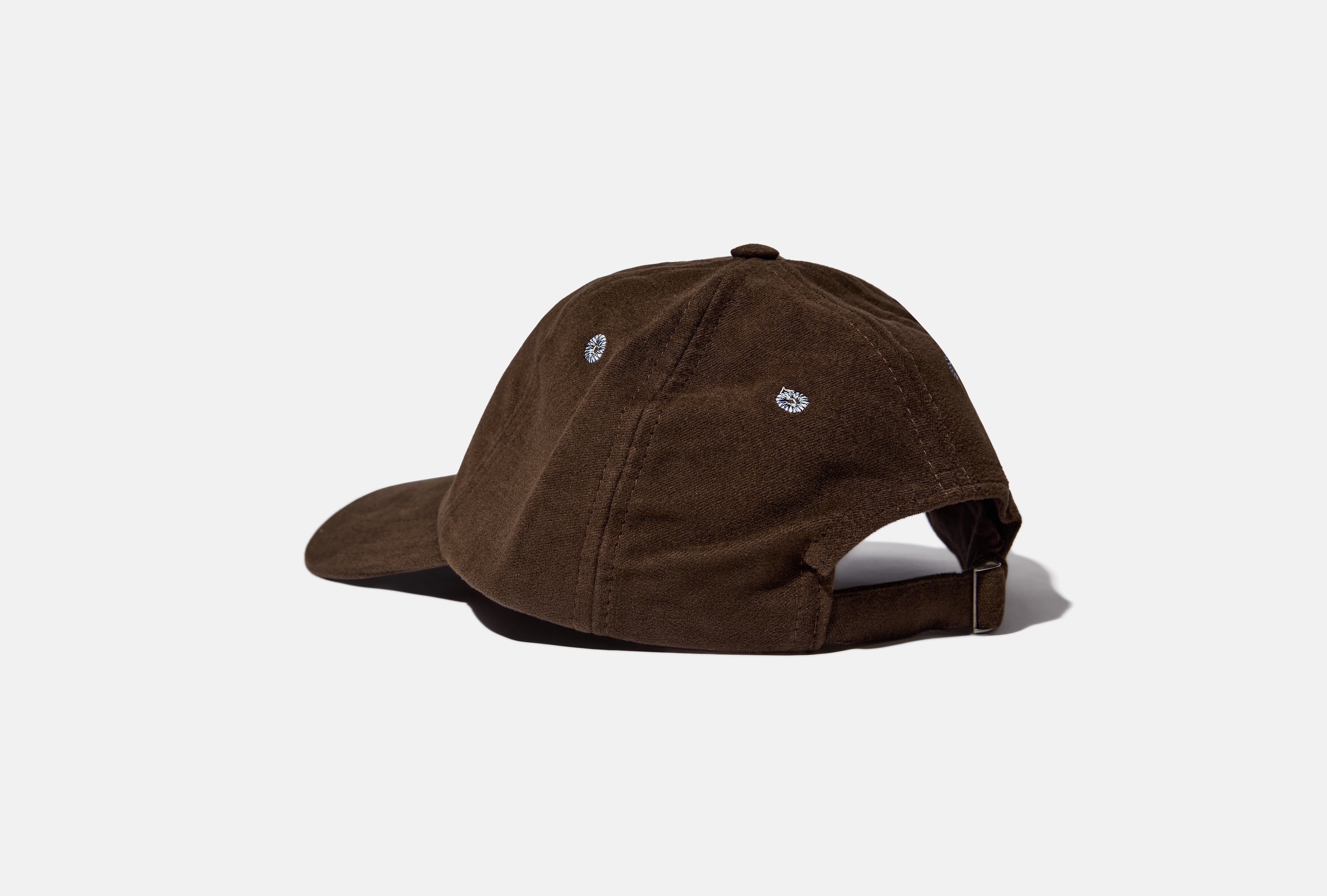 HORSE APPLIQUE MOLESKIN BASEBALL CAP DR1AG2 25697-02 Brown
