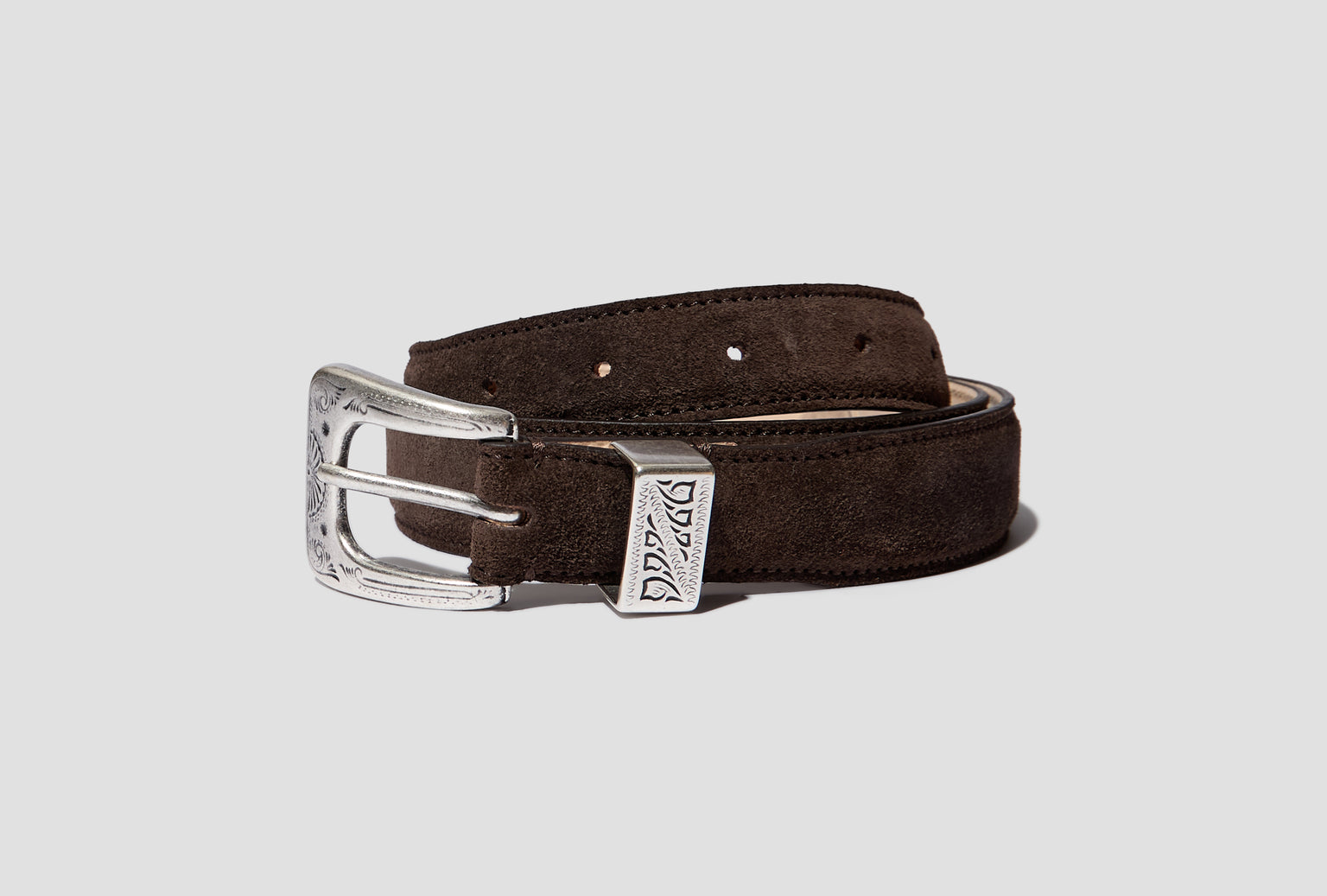 SUEDE WESTERN BELT DR1AK1 22949-01 Brown