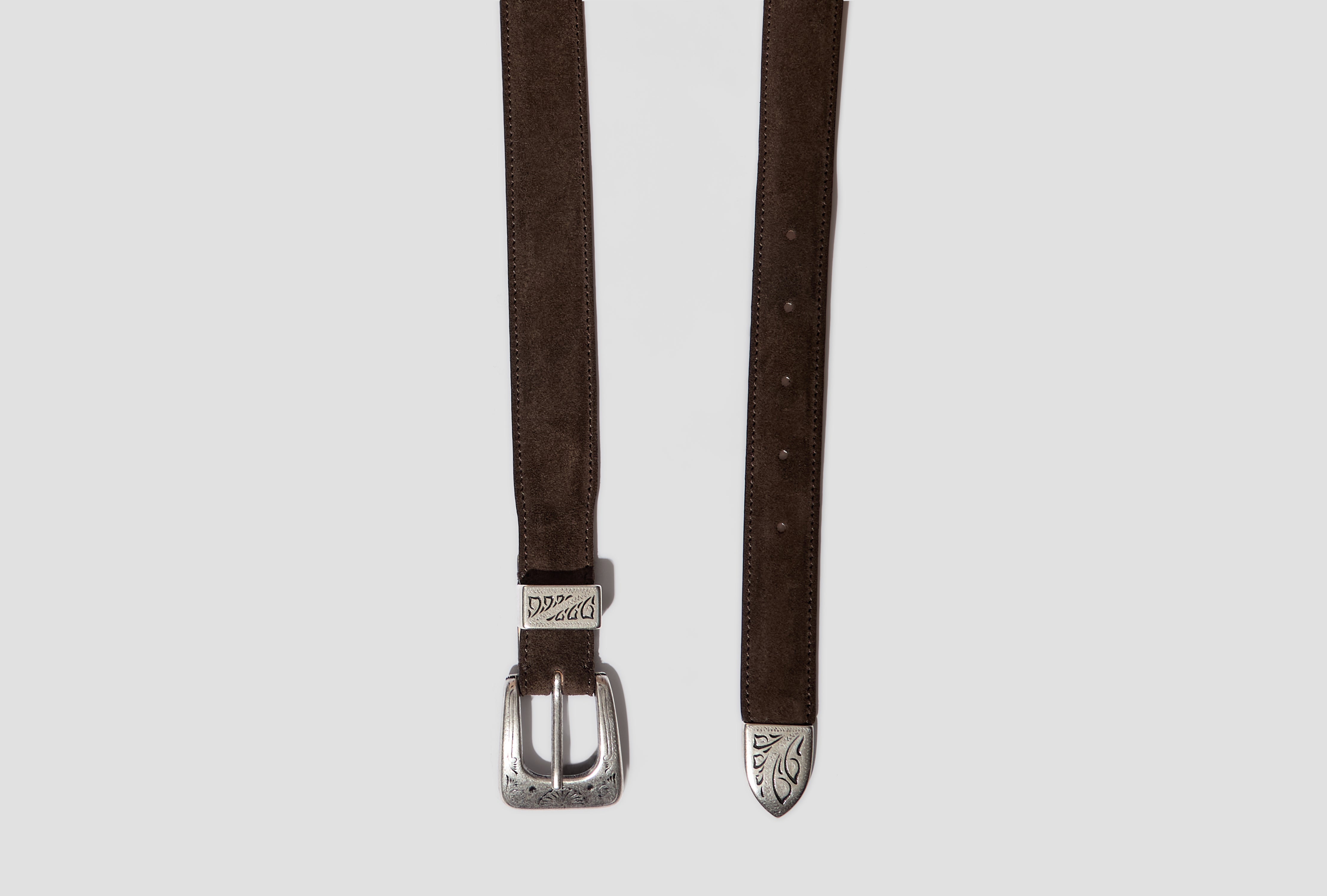 SUEDE WESTERN BELT DR1AK1 22949-01 Brown