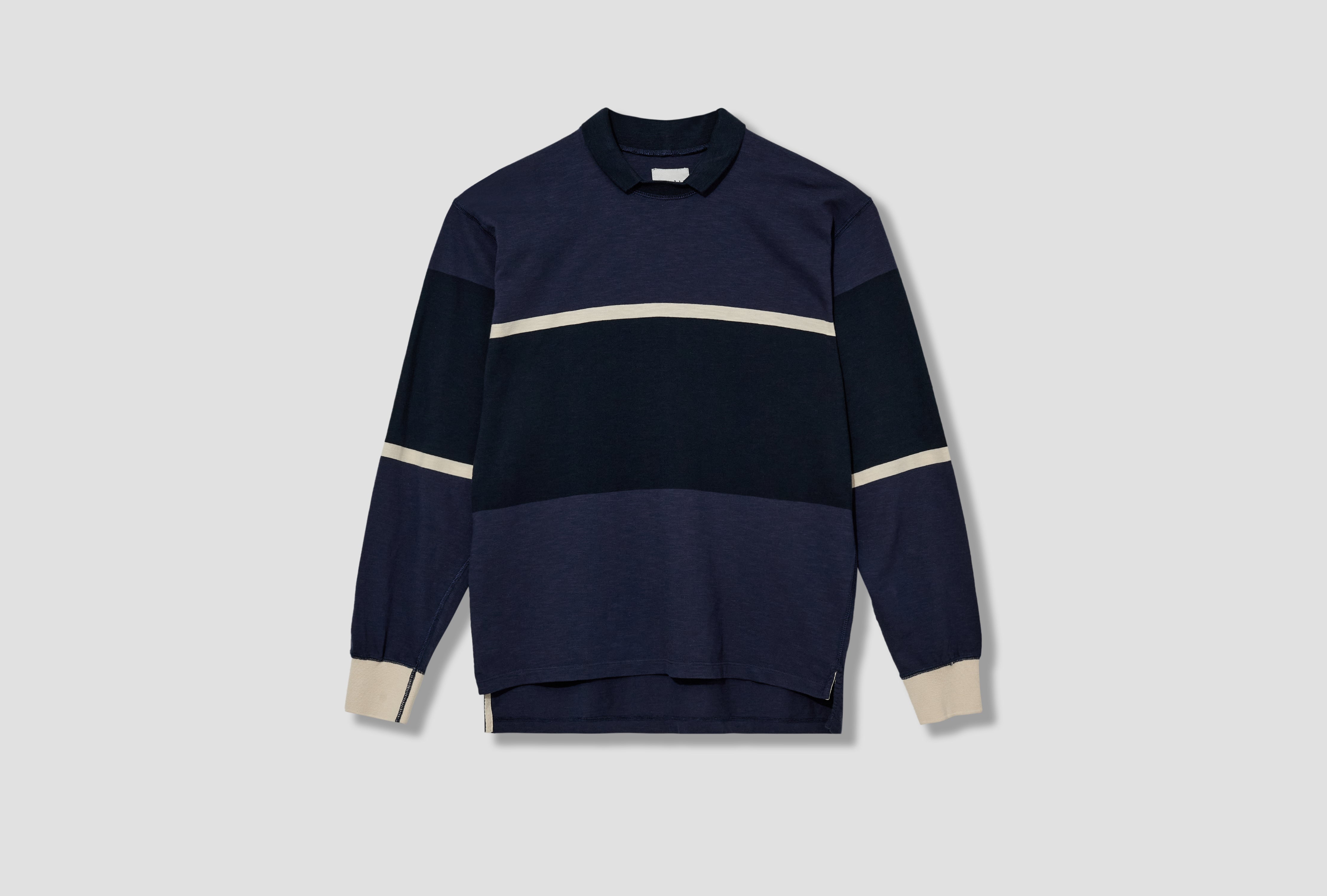 MOCK NECK FLAME RUGBY DR2A5H 25613-01 Navy