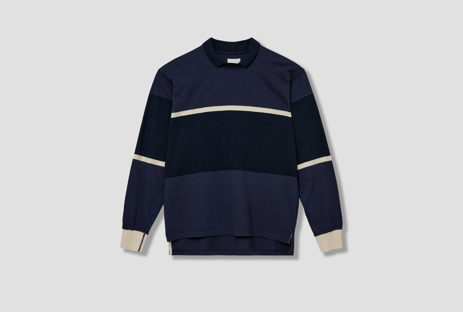 MOCK NECK FLAME RUGBY DR2A5H 25613-01 Navy