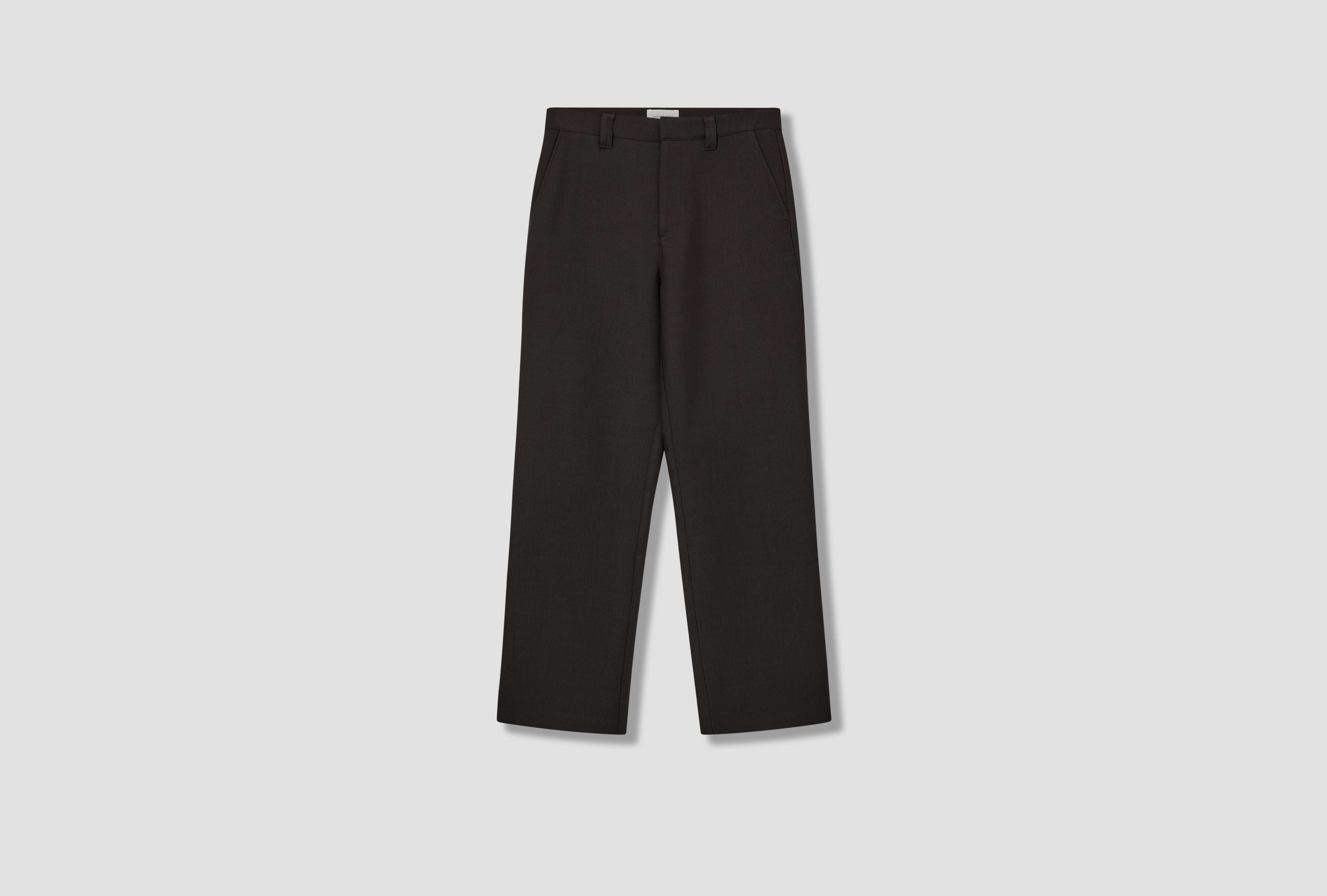 OFFICER PANT - DOUBLE WOOL 1-53T25 Charcoal