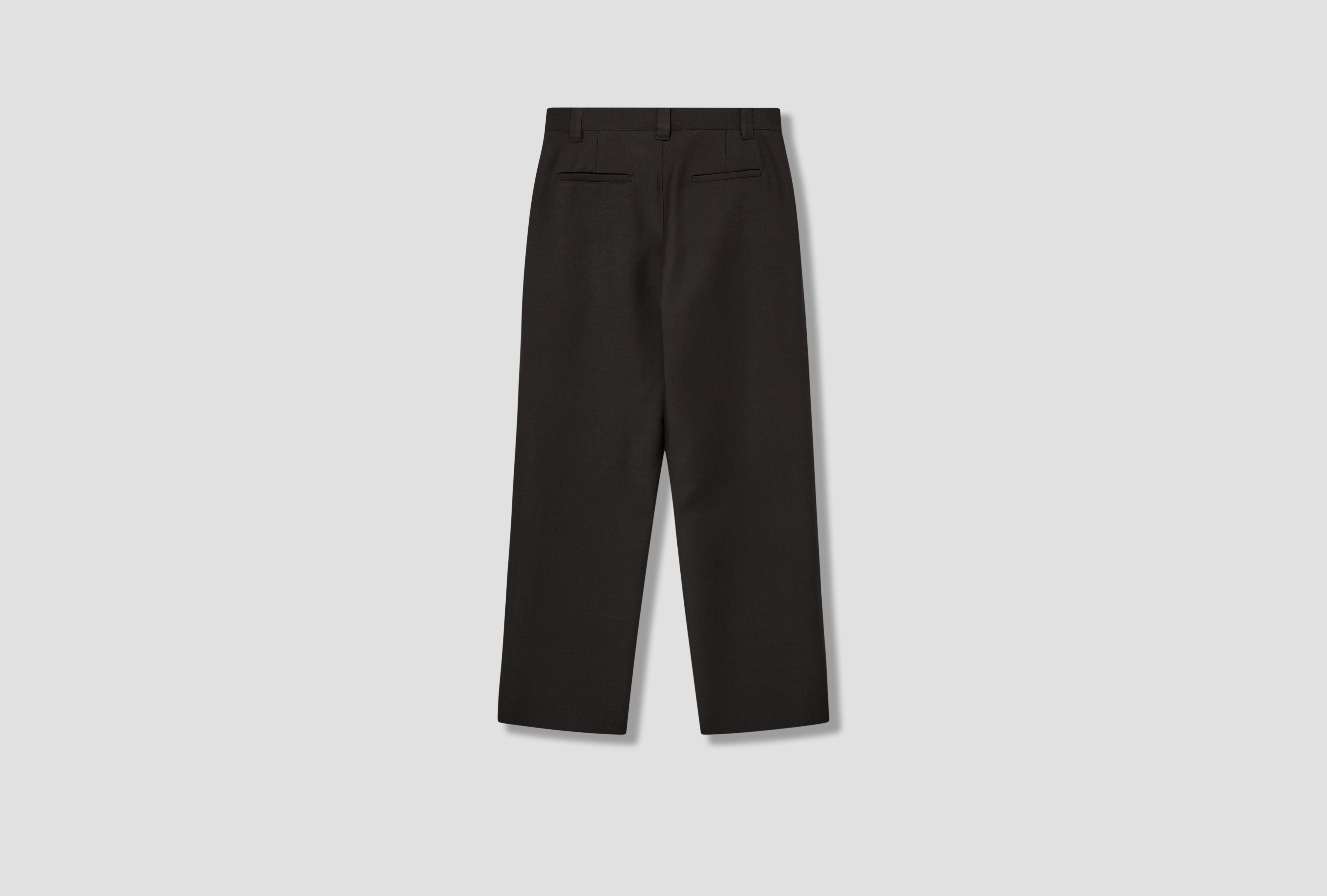 OFFICER PANT - DOUBLE WOOL 1-53T25 Charcoal