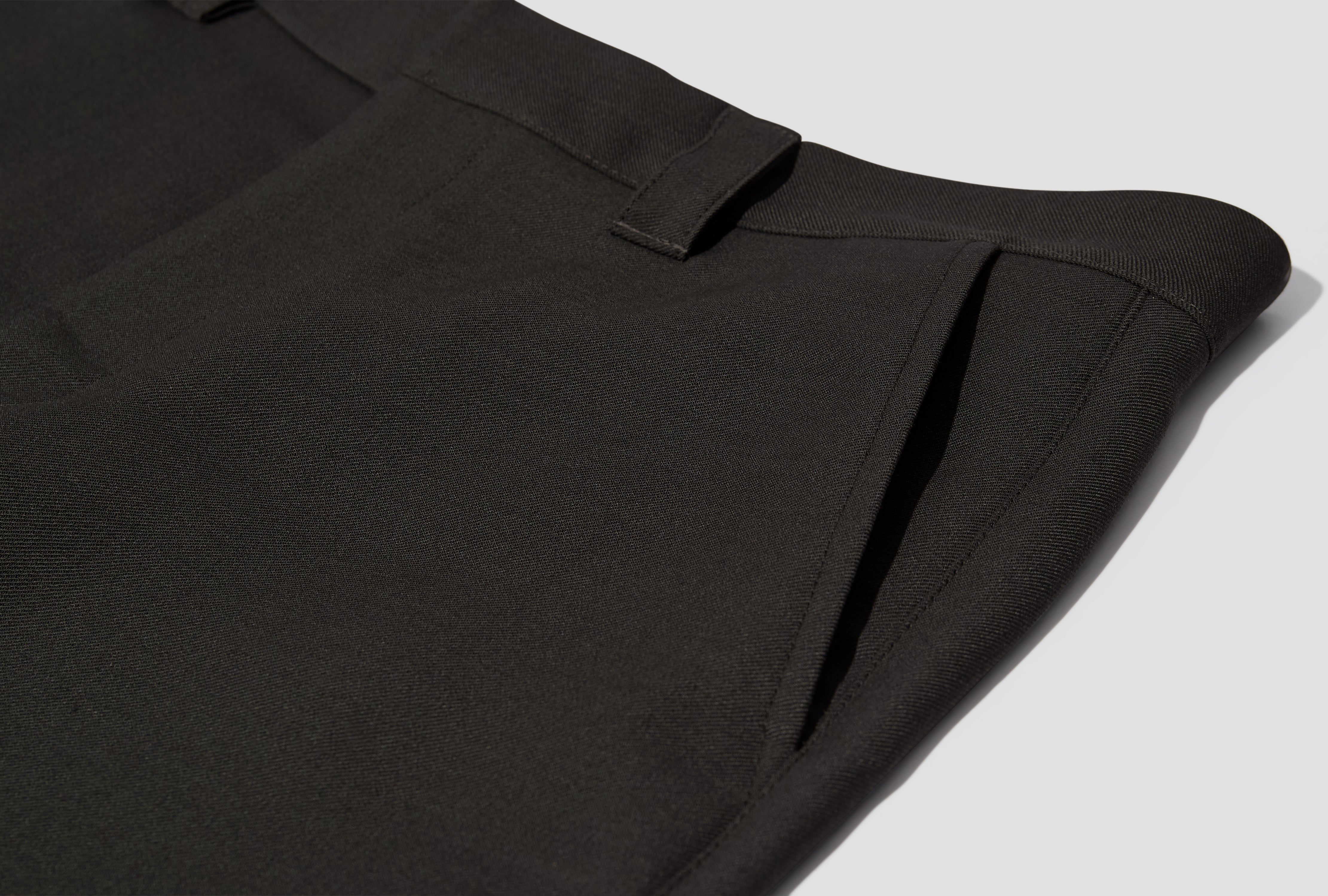 OFFICER PANT - DOUBLE WOOL 1-53T25 Charcoal