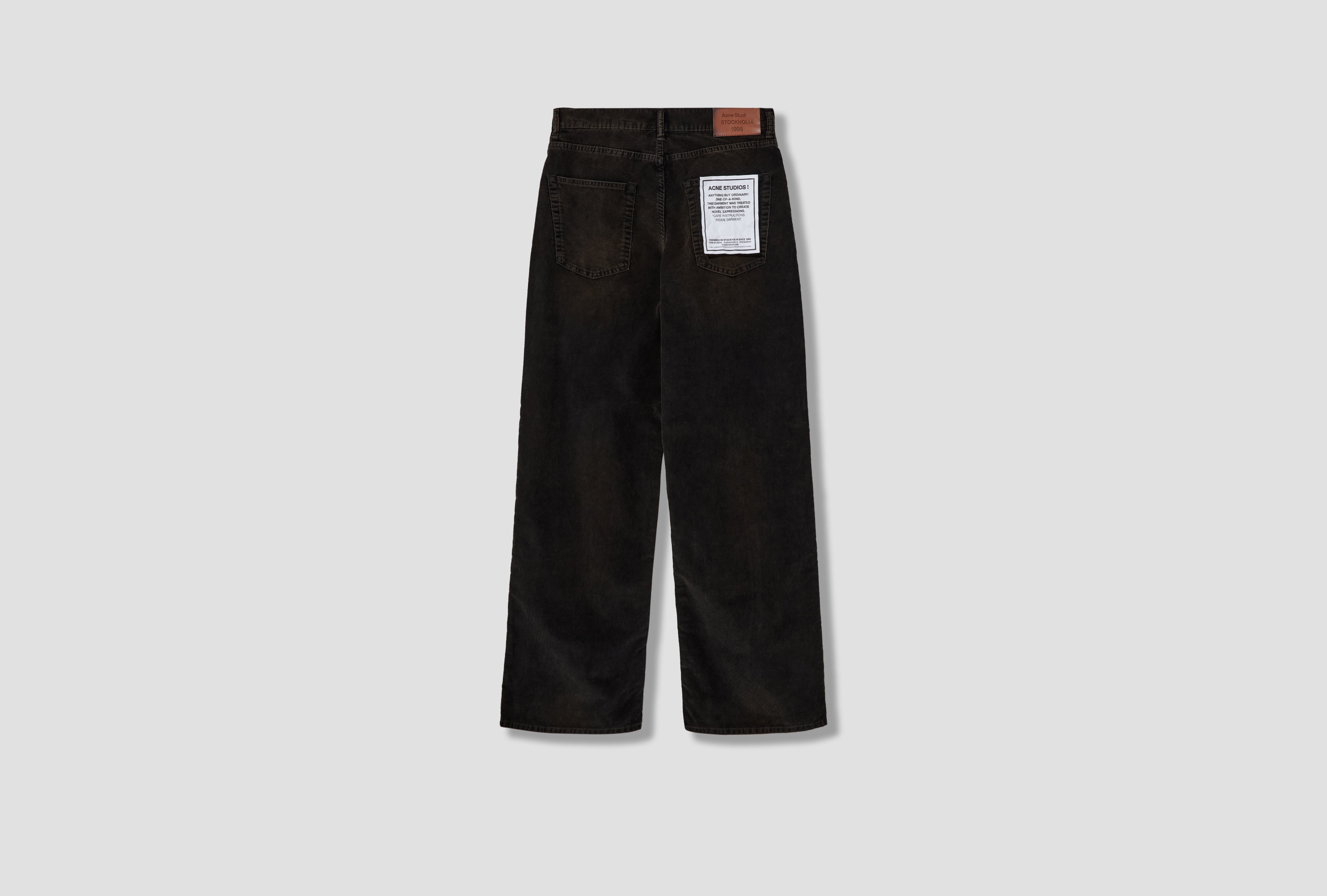 ACNE STUDIOS 1981 U CORD CK0132 Black
