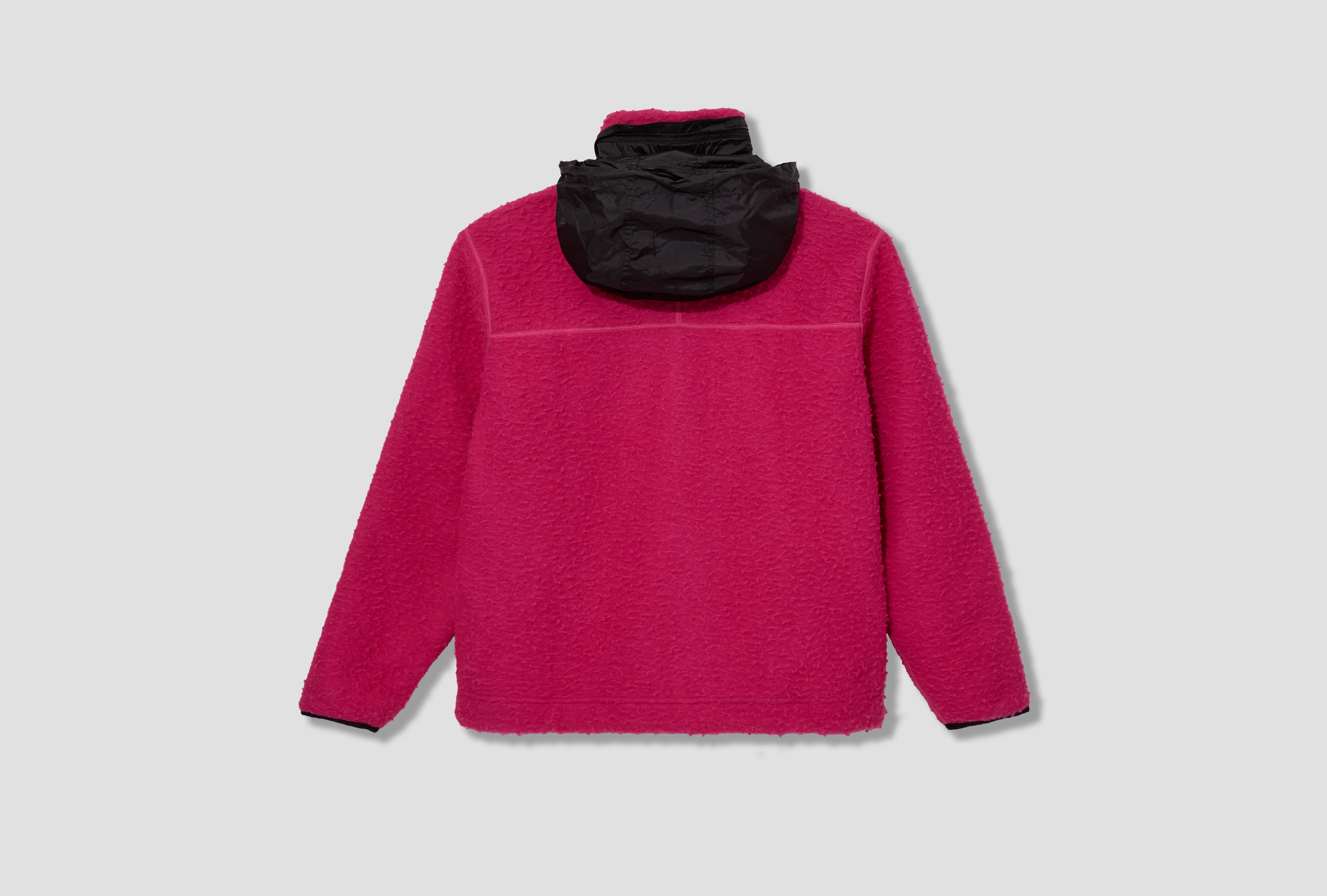 RATTEEN WOOL POLYESTER FLEECE STONE ISLAND MARINA K2 S15 61000 25 S0X12 Pink