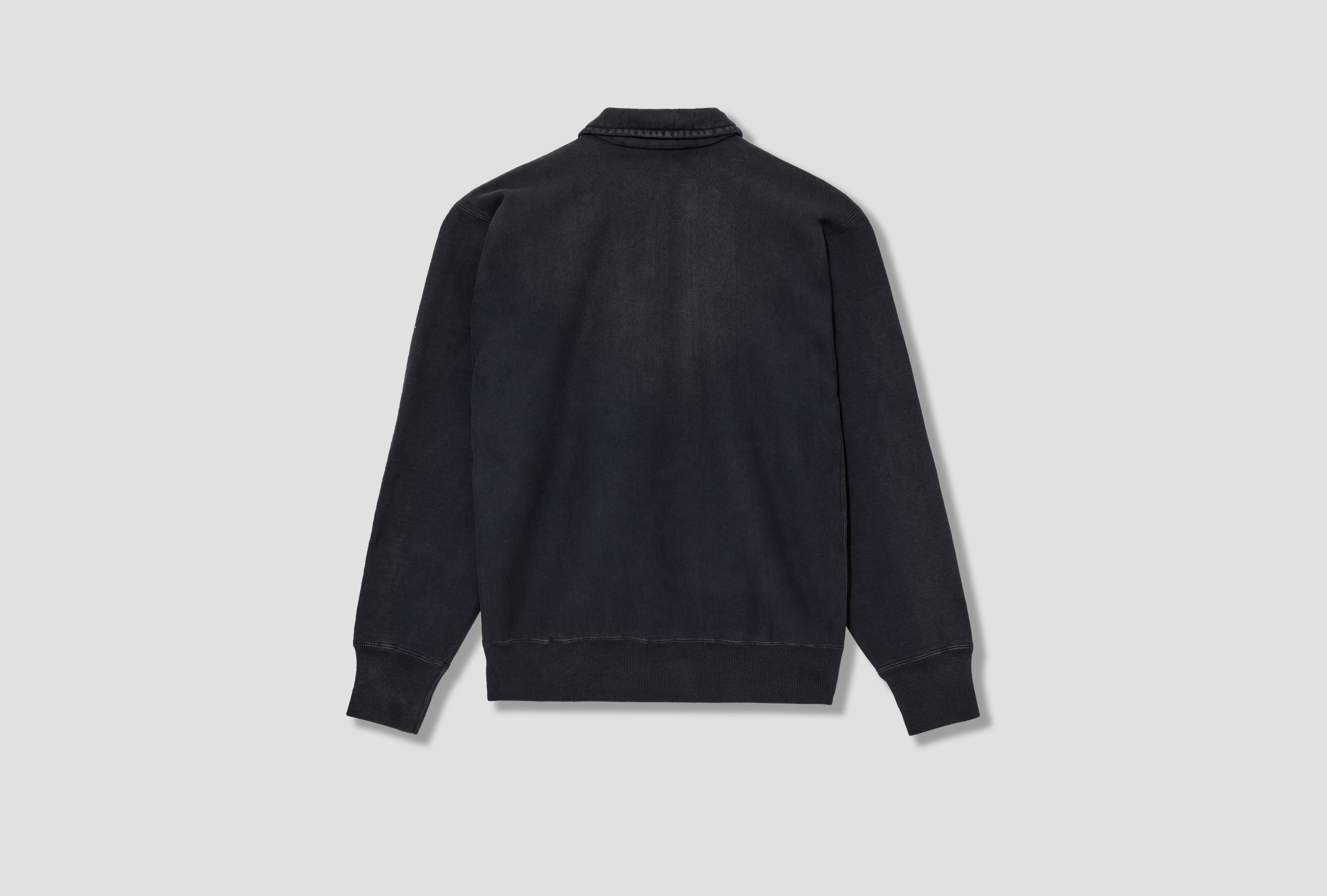 VINTAGE HALF ZIP SWEATSHIRT 25AAP-05-09 Black