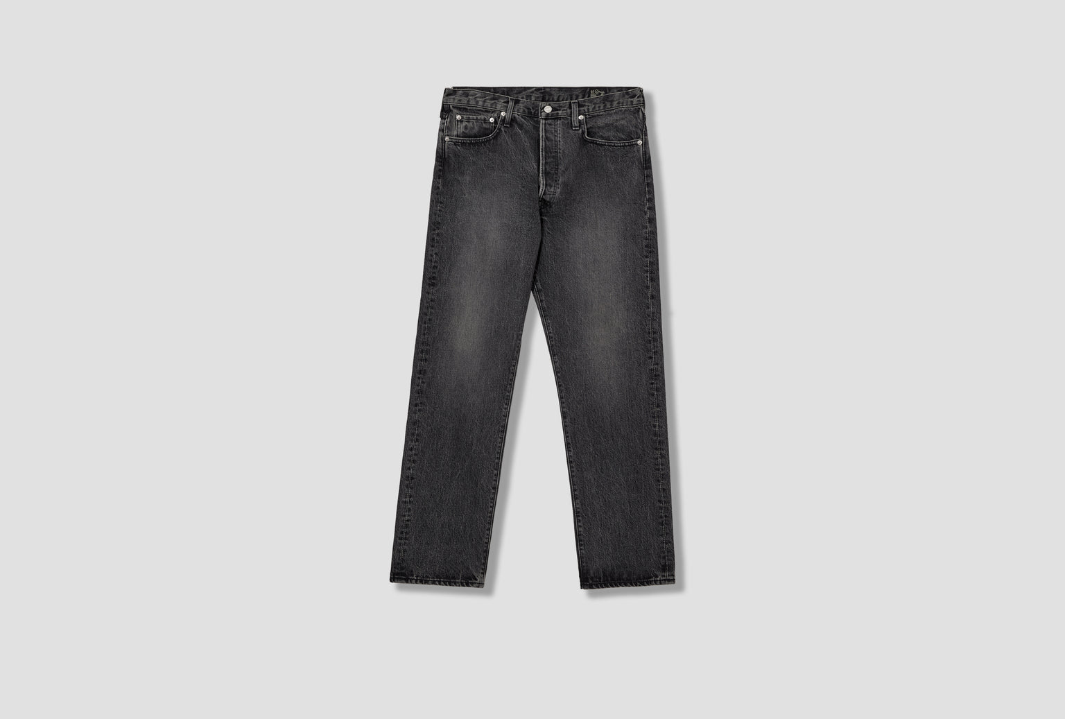 105W 1990’S STANDARD - 13OZ DENIM NO SELVEDGE / BLACK DENIM STONE 01-1050W-D61S Black