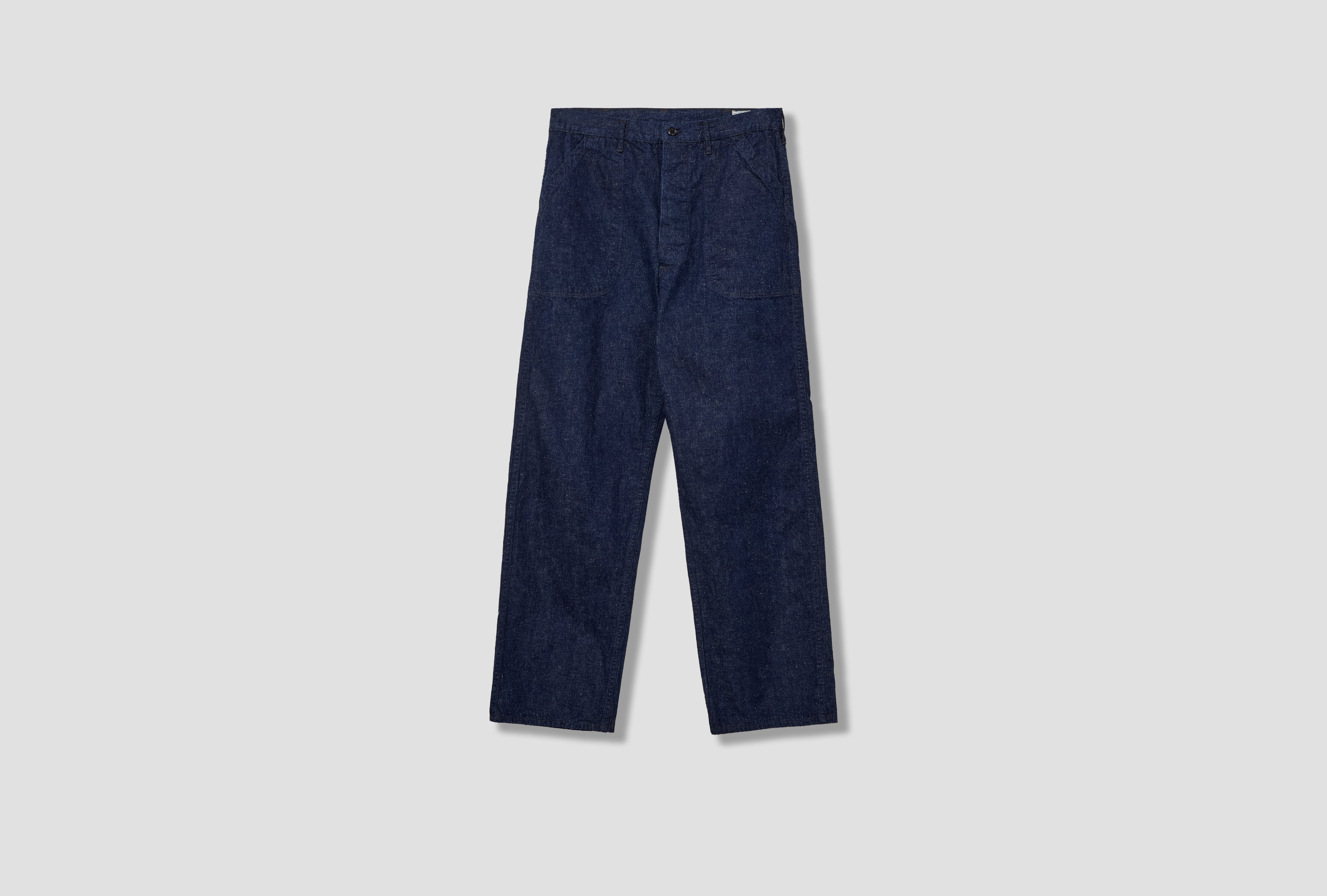 U.S NAVY UTILITY DENIM PANTS - 9OZ ORIGINAL SELVEDGE DENIM / ONE WASH 01-5130-81 Blue